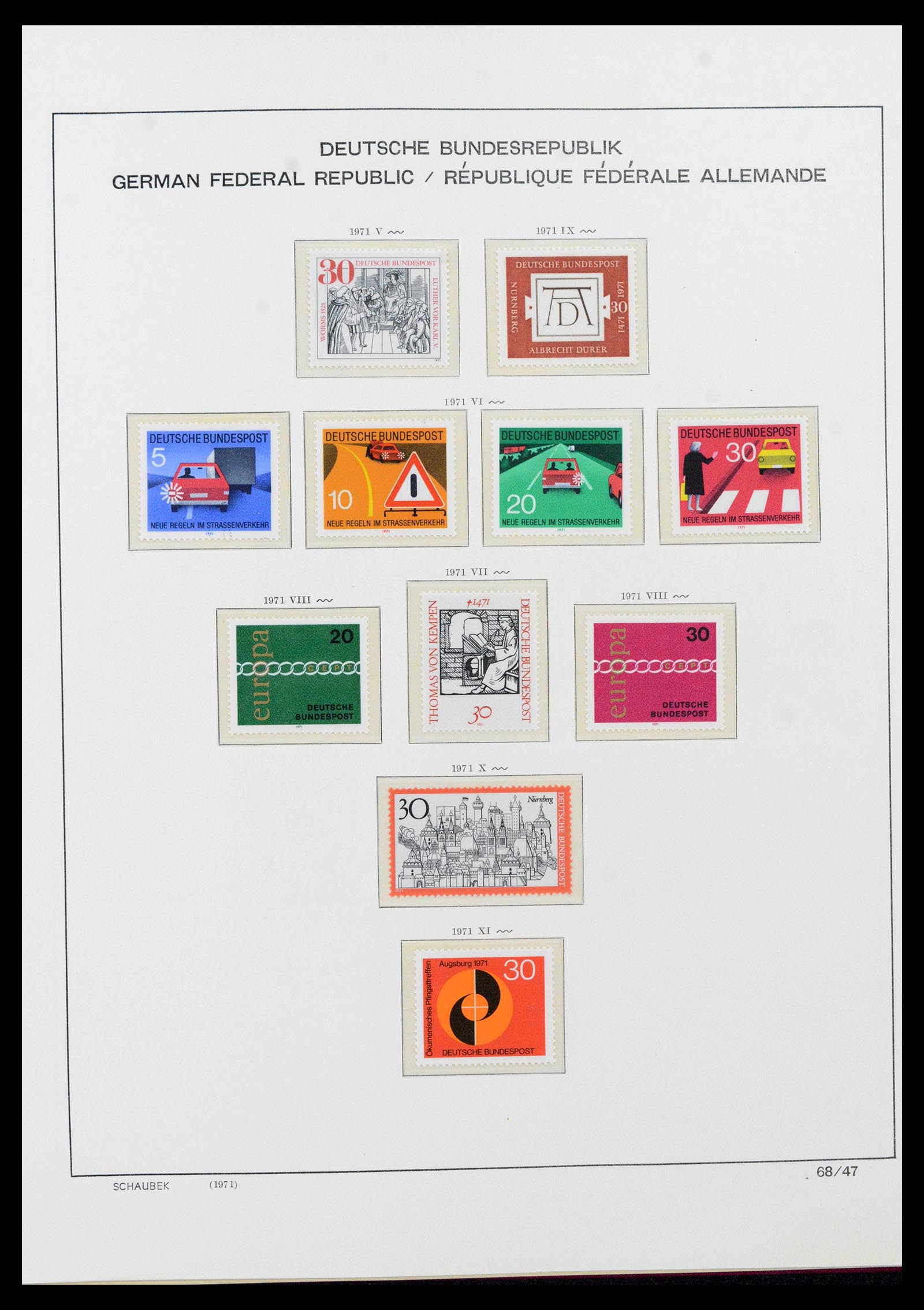 38125 0086 - Postzegelverzameling 38125 Duitsland 1945-1974.