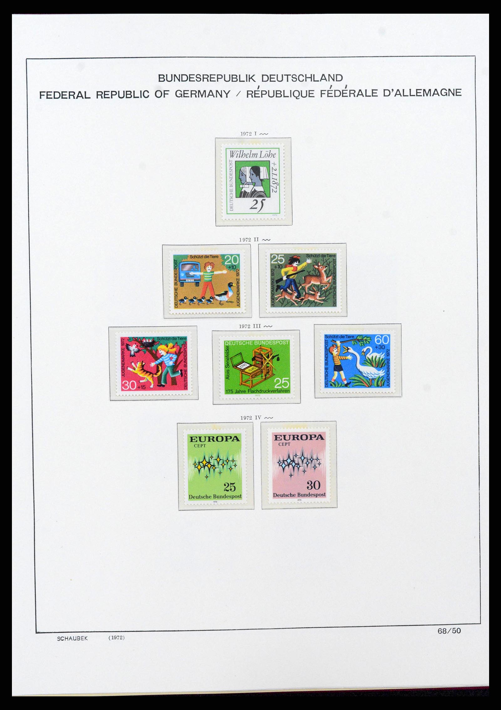 38125 0092 - Postzegelverzameling 38125 Duitsland 1945-1974.