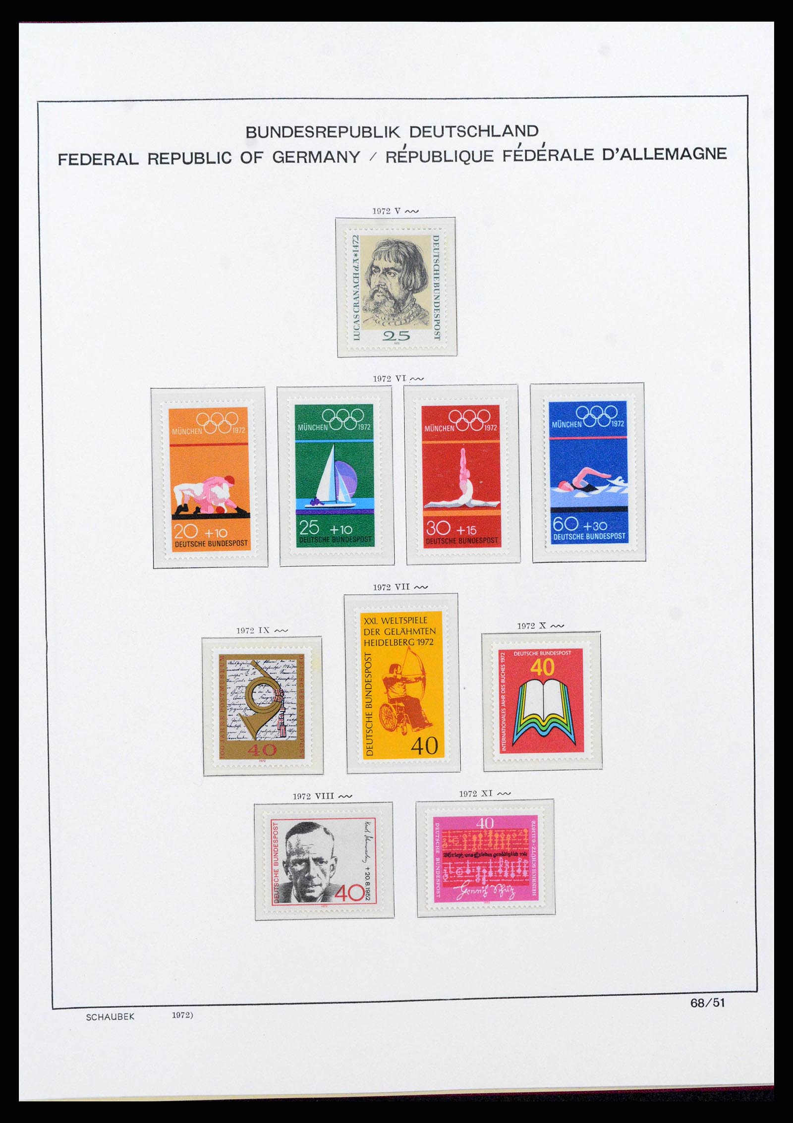 38125 0093 - Postzegelverzameling 38125 Duitsland 1945-1974.