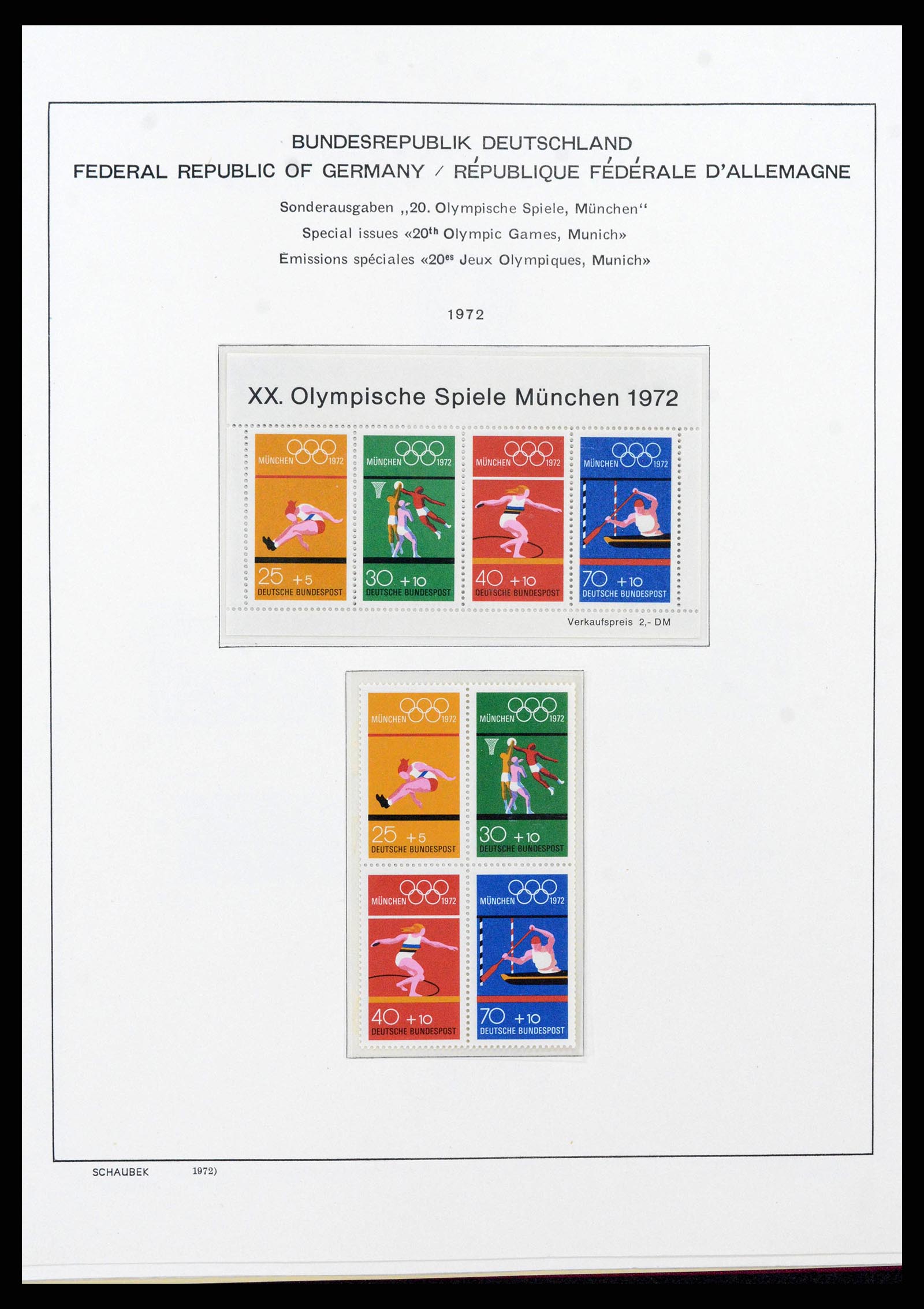 38125 0096 - Postzegelverzameling 38125 Duitsland 1945-1974.