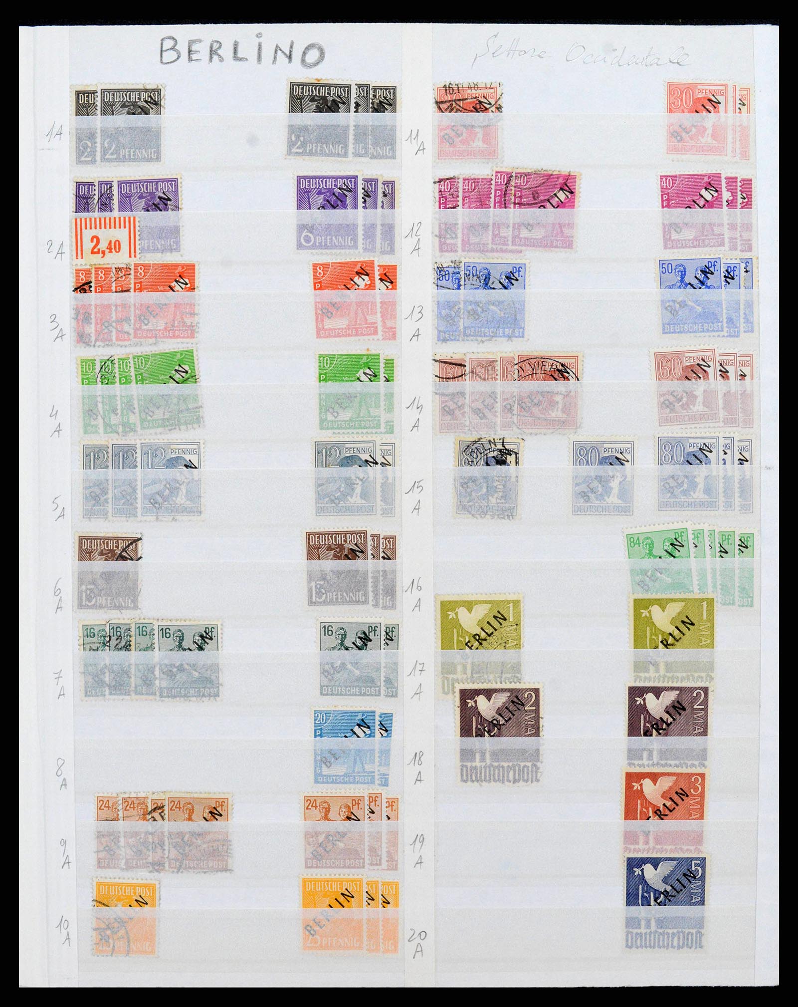 38126 0001 - Postzegelverzameling 38126 Duitsland 1920-1990.