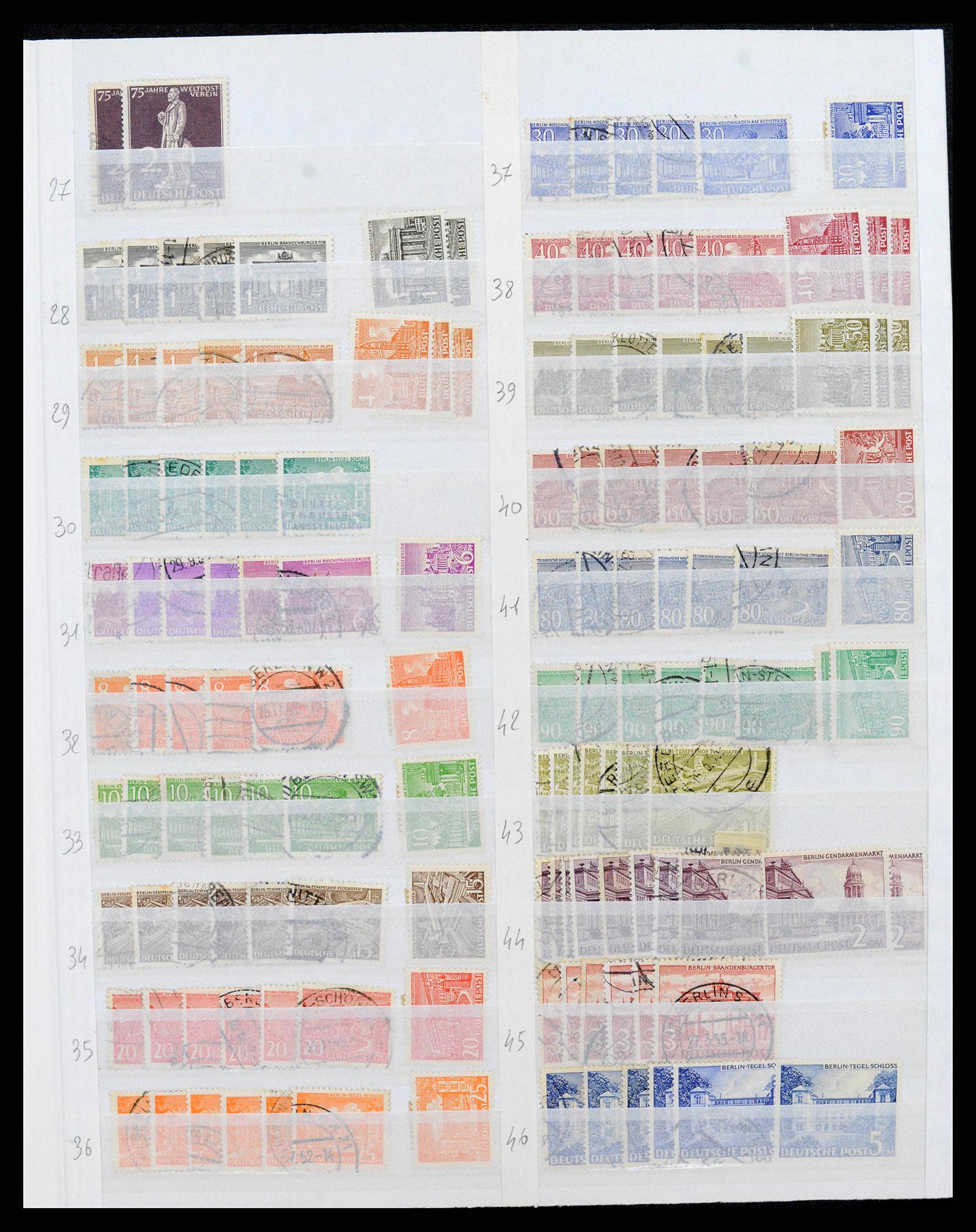 38126 0003 - Postzegelverzameling 38126 Duitsland 1920-1990.