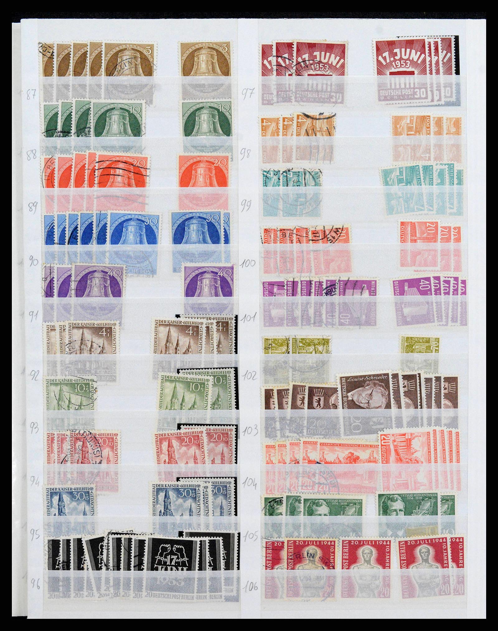 38126 0006 - Postzegelverzameling 38126 Duitsland 1920-1990.