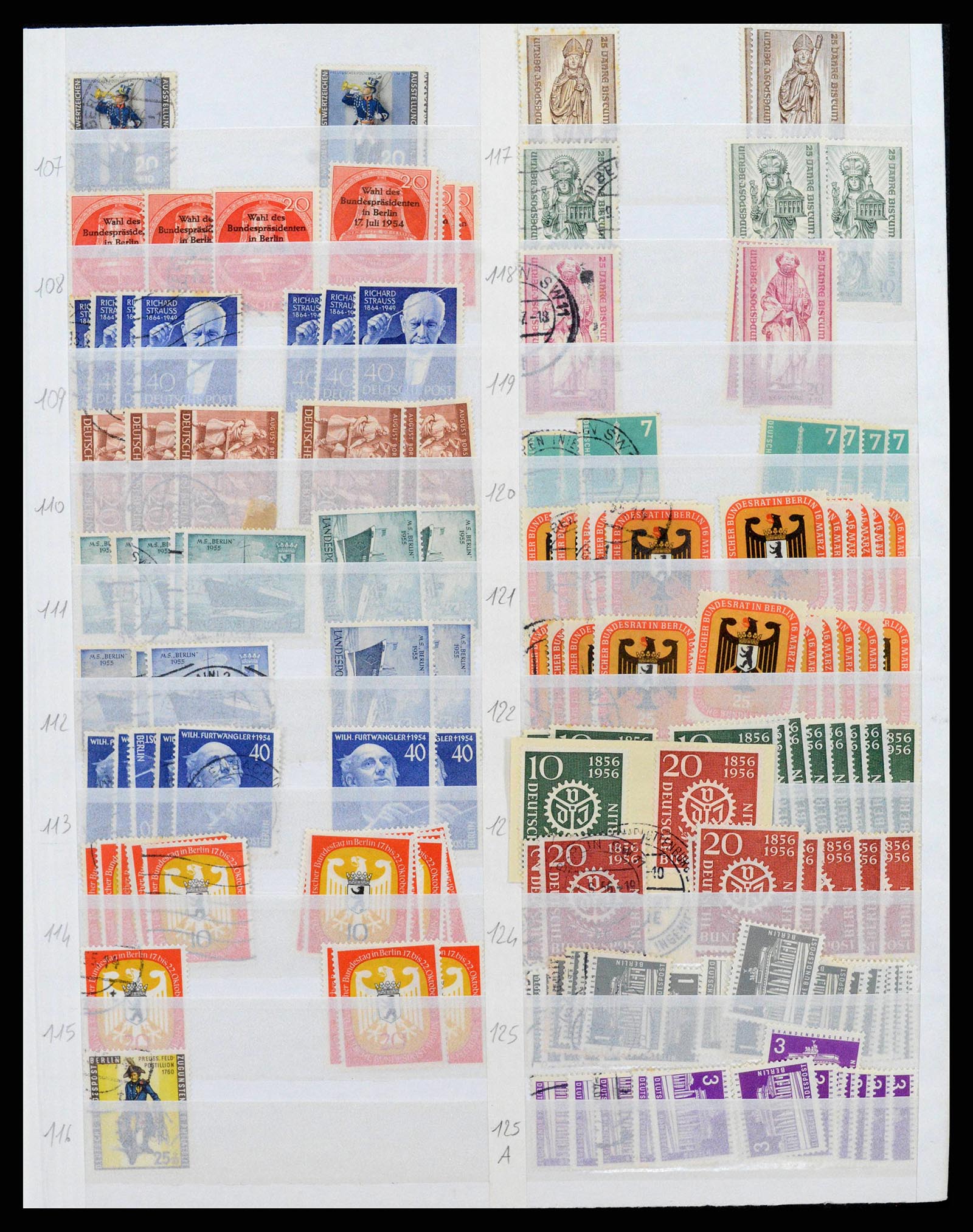 38126 0007 - Postzegelverzameling 38126 Duitsland 1920-1990.