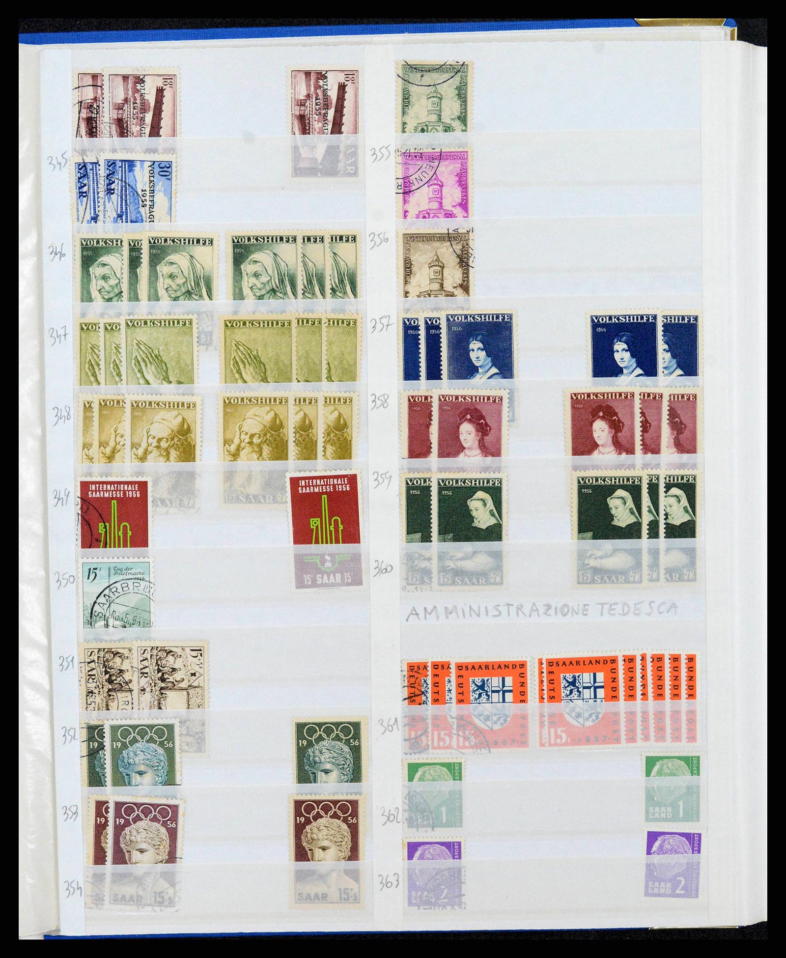 38126 0086 - Stamp collection 38126 Germany 1920-1990.