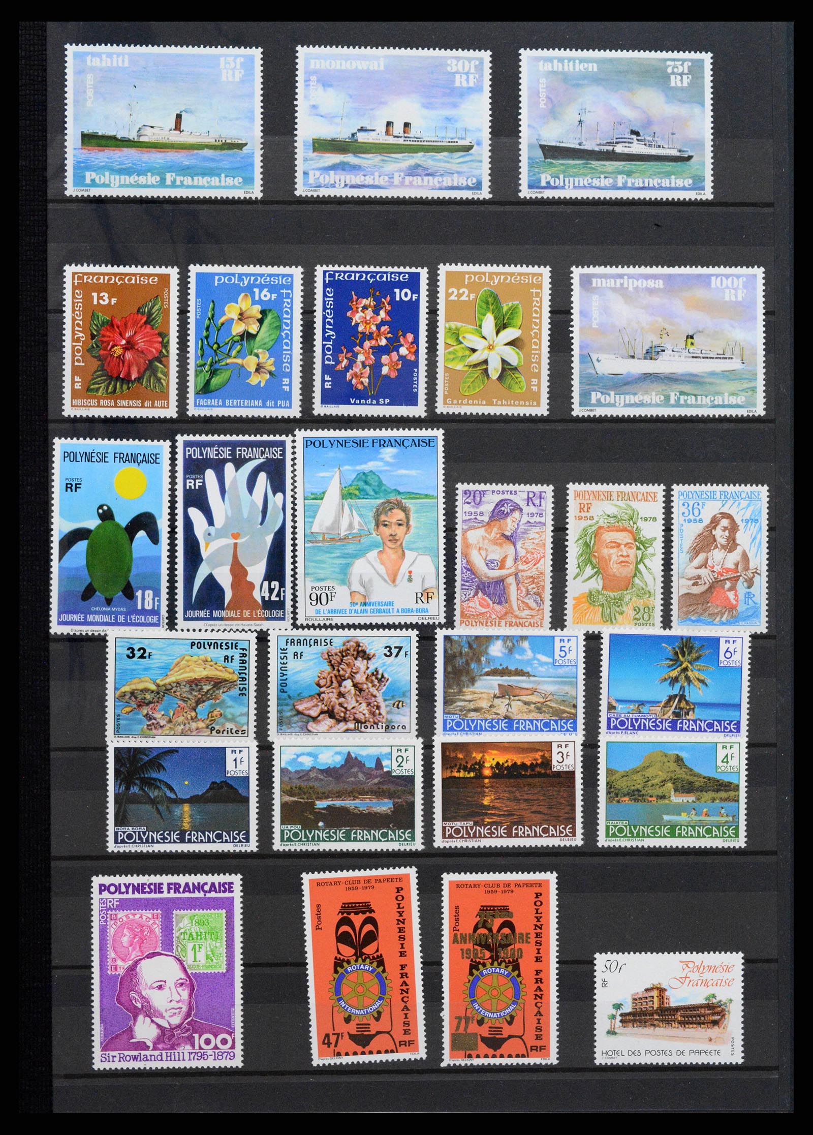 38127 0005 - Stamp collection 38127 French Polynesia 1958-2007.