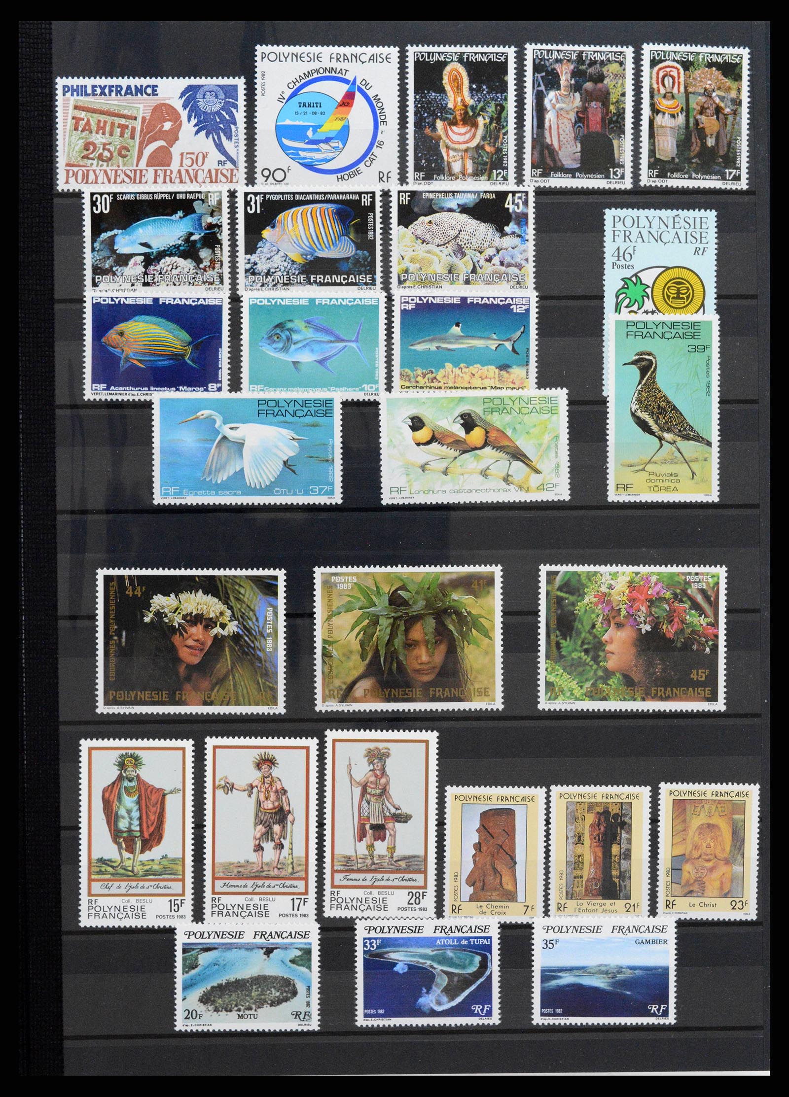 38127 0007 - Stamp collection 38127 French Polynesia 1958-2007.