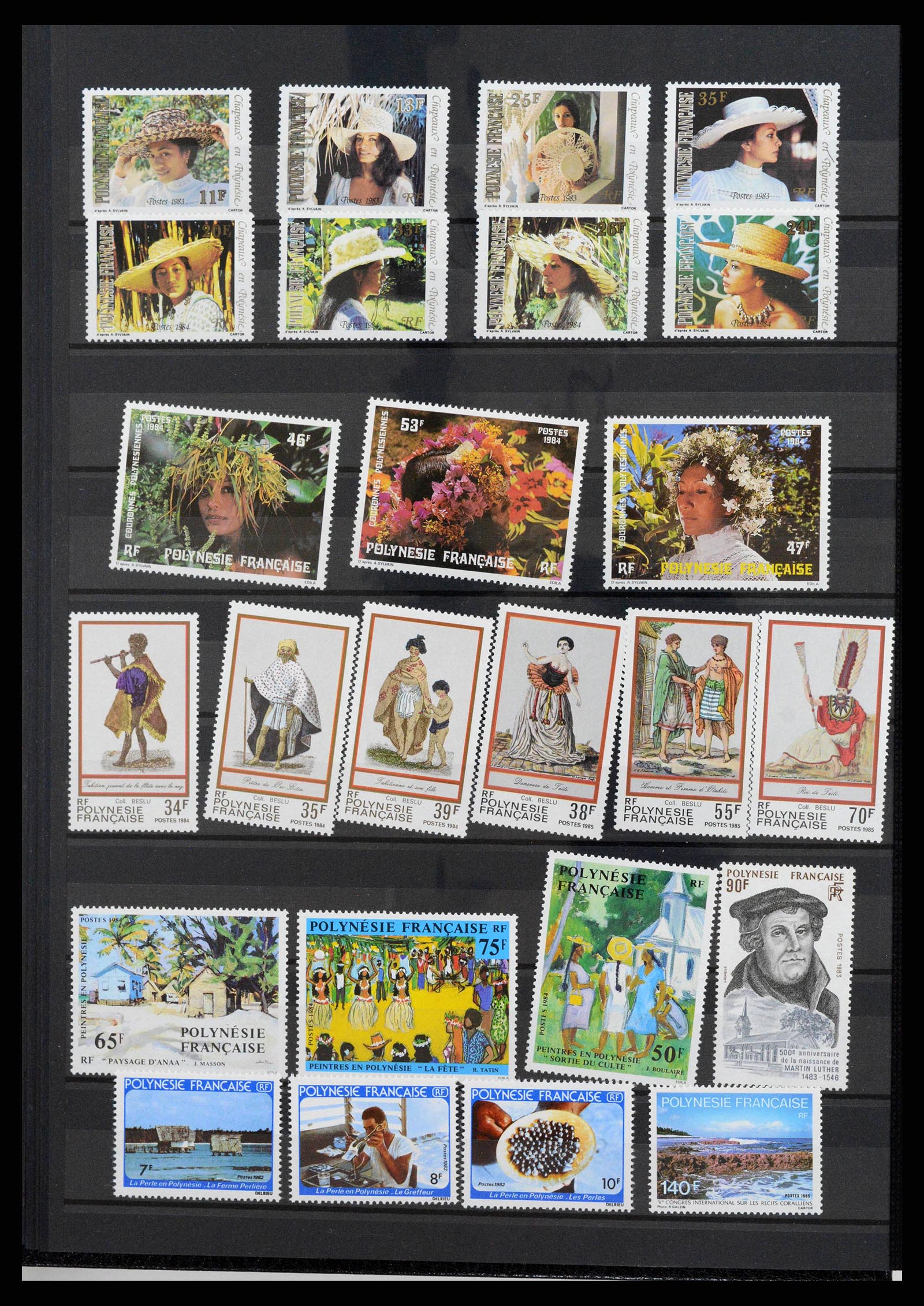 38127 0008 - Stamp collection 38127 French Polynesia 1958-2007.