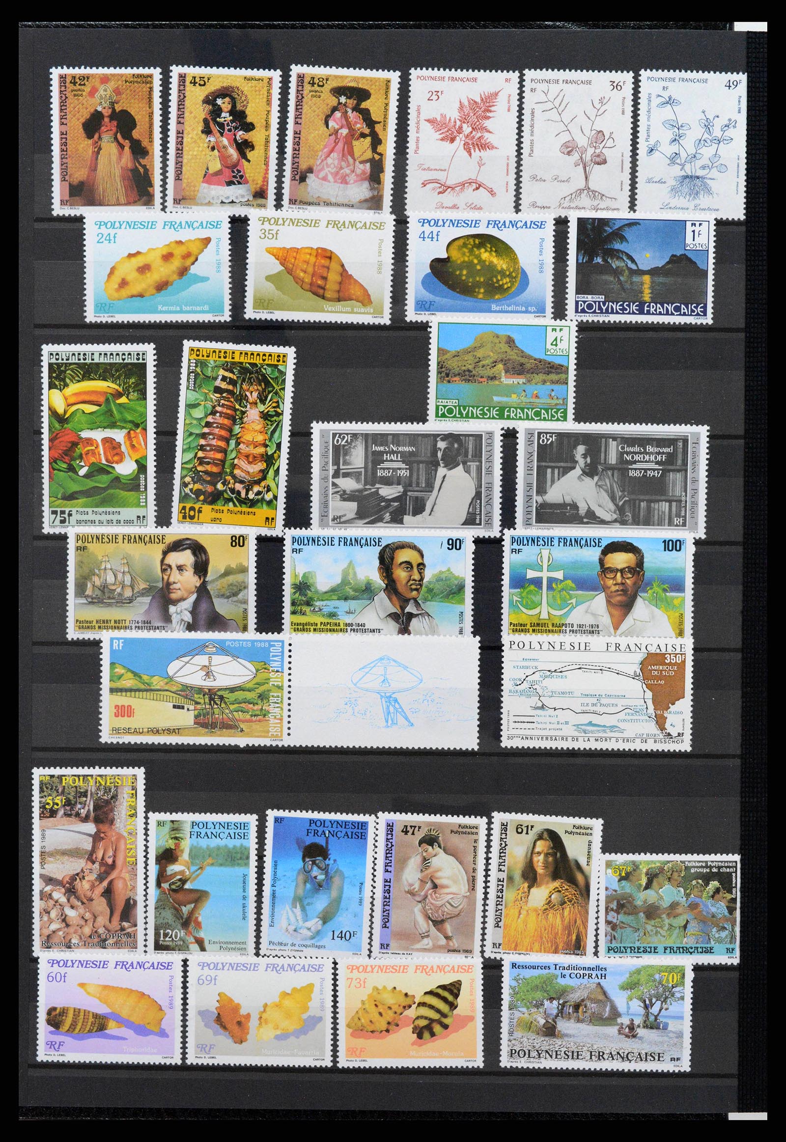 38127 0012 - Stamp collection 38127 French Polynesia 1958-2007.