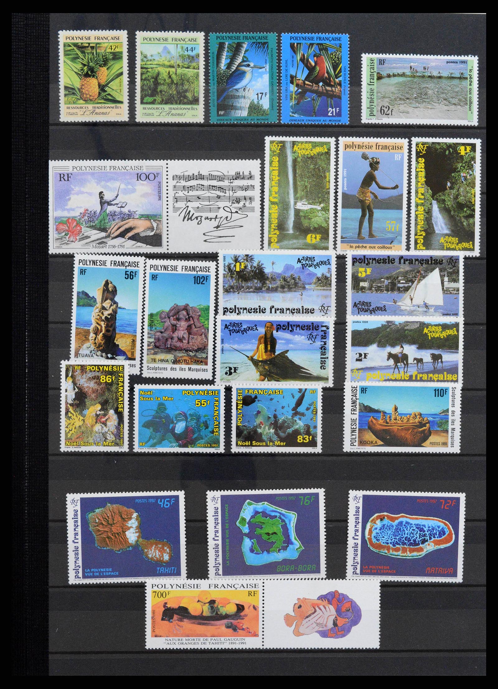 38127 0015 - Stamp collection 38127 French Polynesia 1958-2007.