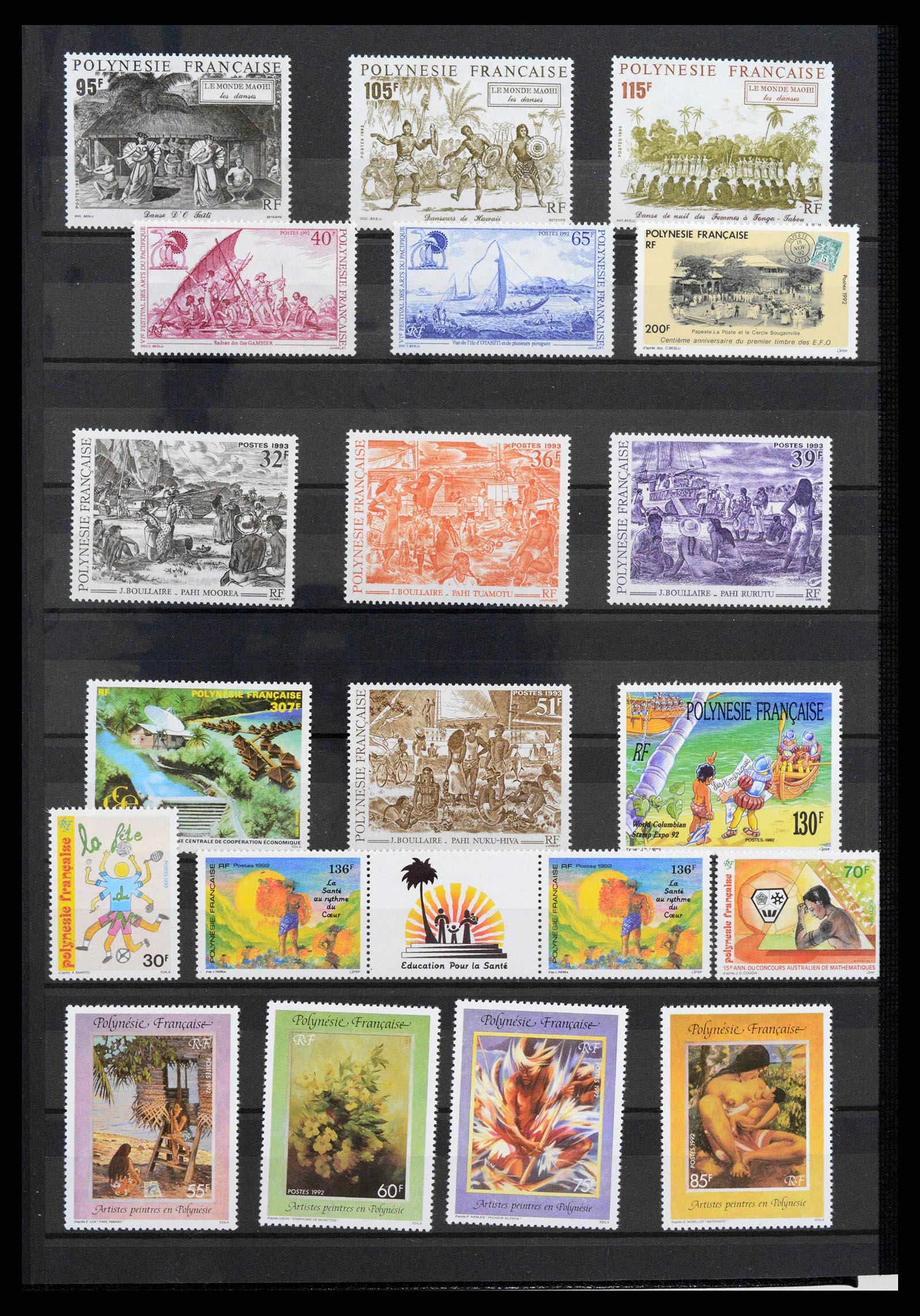 38127 0016 - Stamp collection 38127 French Polynesia 1958-2007.