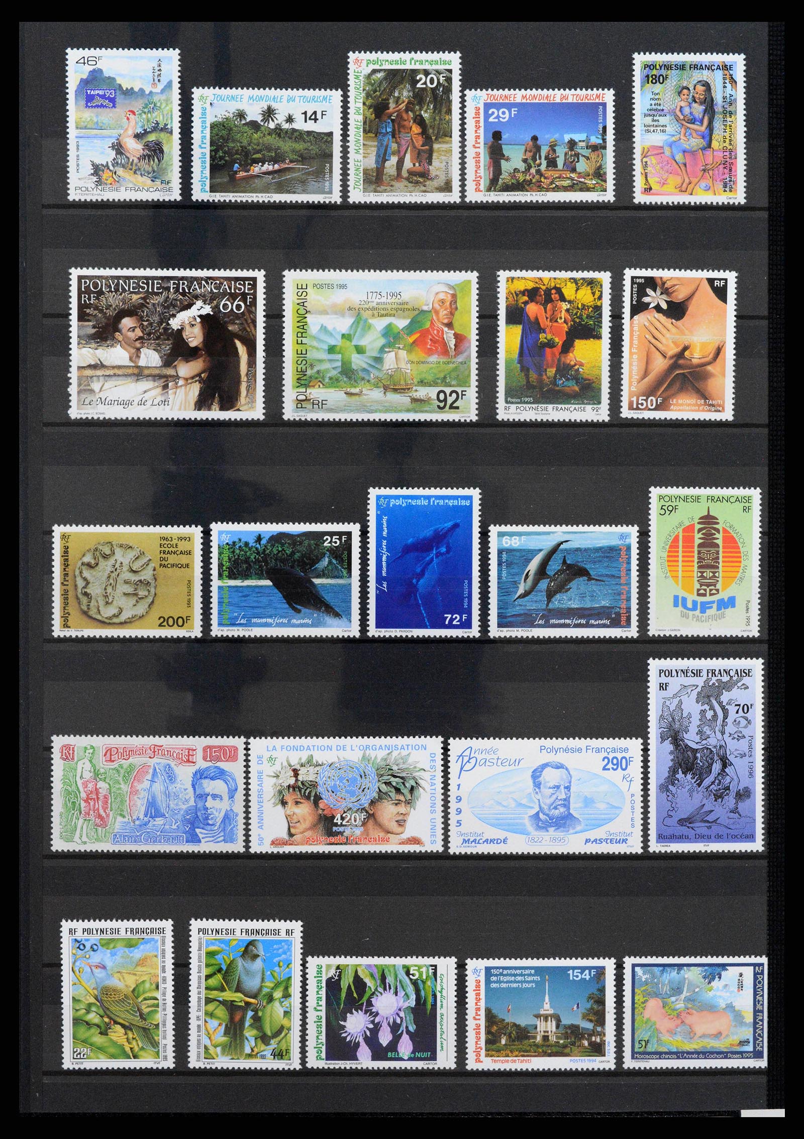 38127 0018 - Stamp collection 38127 French Polynesia 1958-2007.