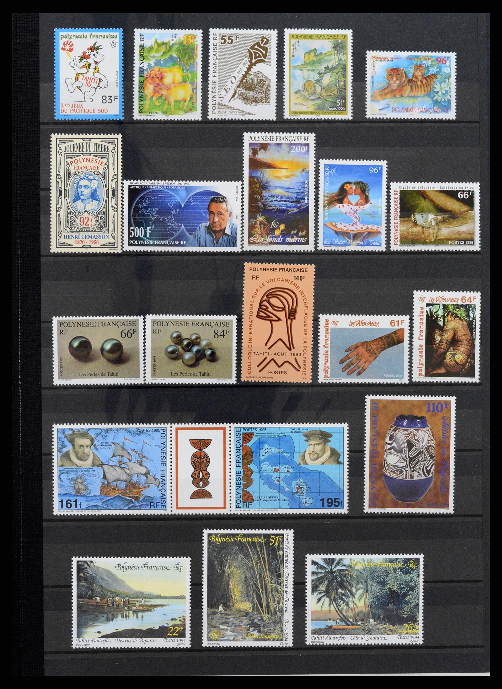 38127 0019 - Stamp collection 38127 French Polynesia 1958-2007.