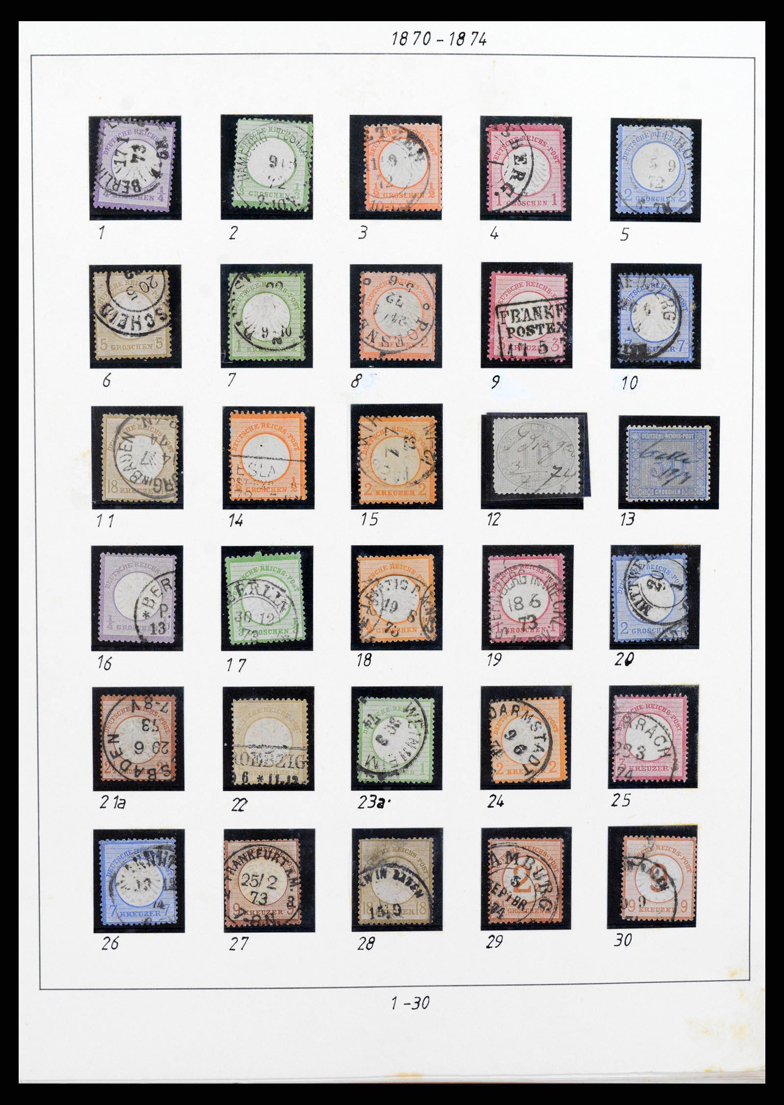 38130 0001 - Stamp collection 38130 German Reich 1872-1945.