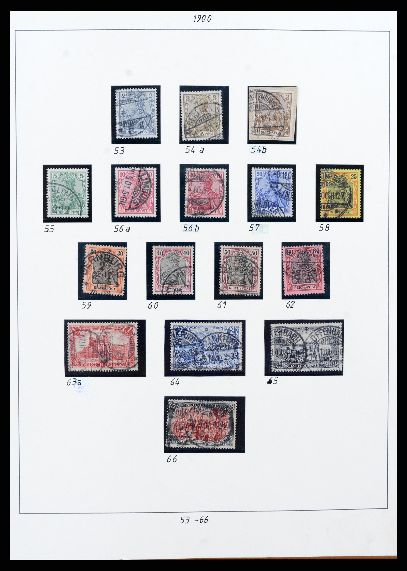 38130 0004 - Stamp collection 38130 German Reich 1872-1945.