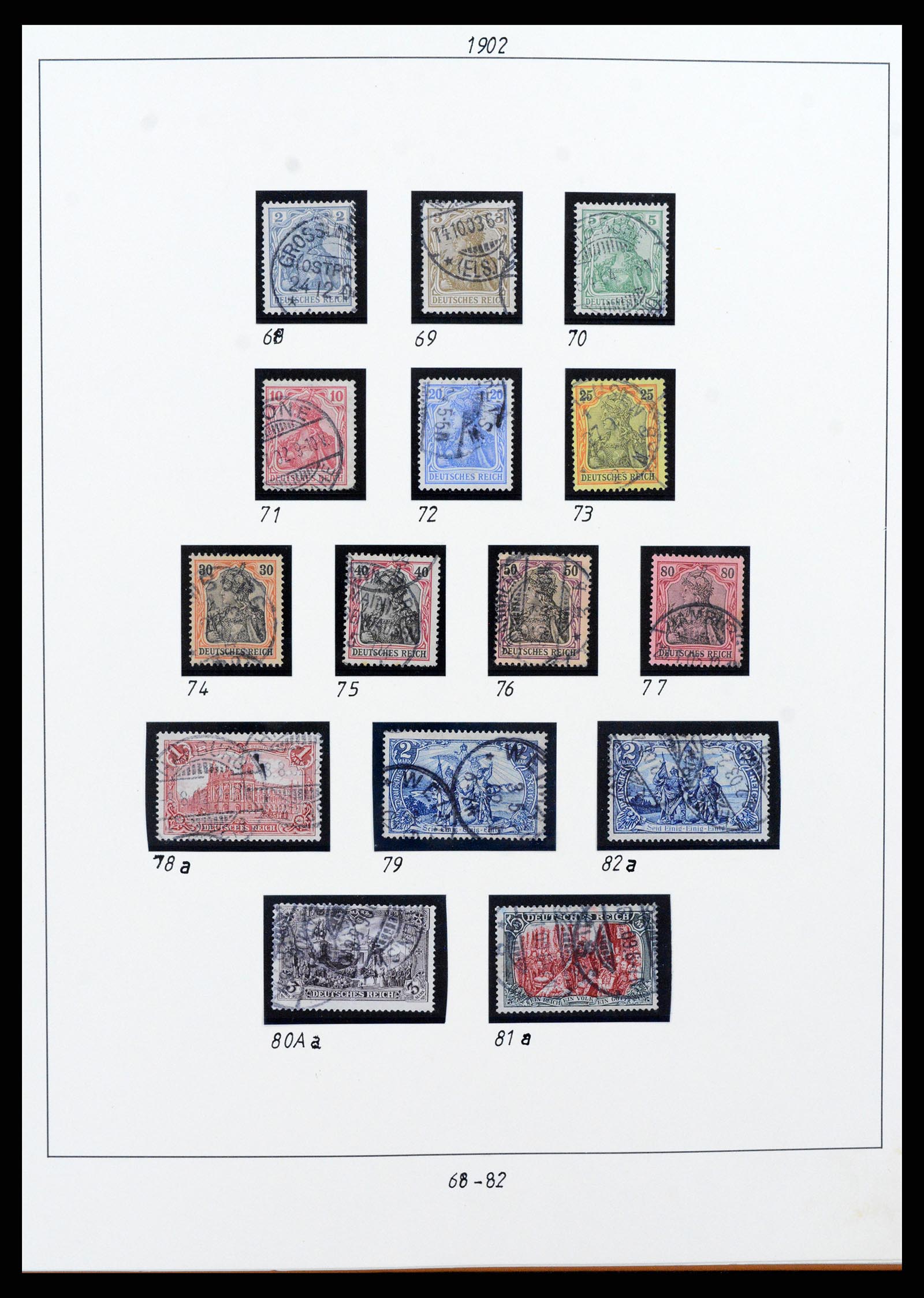 38130 0005 - Stamp collection 38130 German Reich 1872-1945.