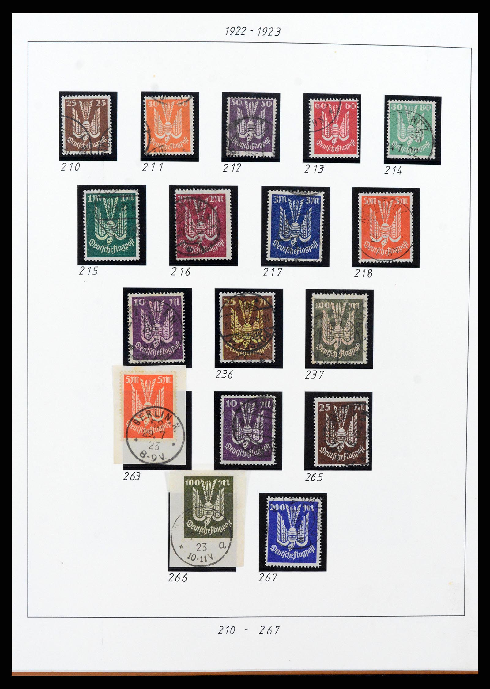 38130 0018 - Stamp collection 38130 German Reich 1872-1945.