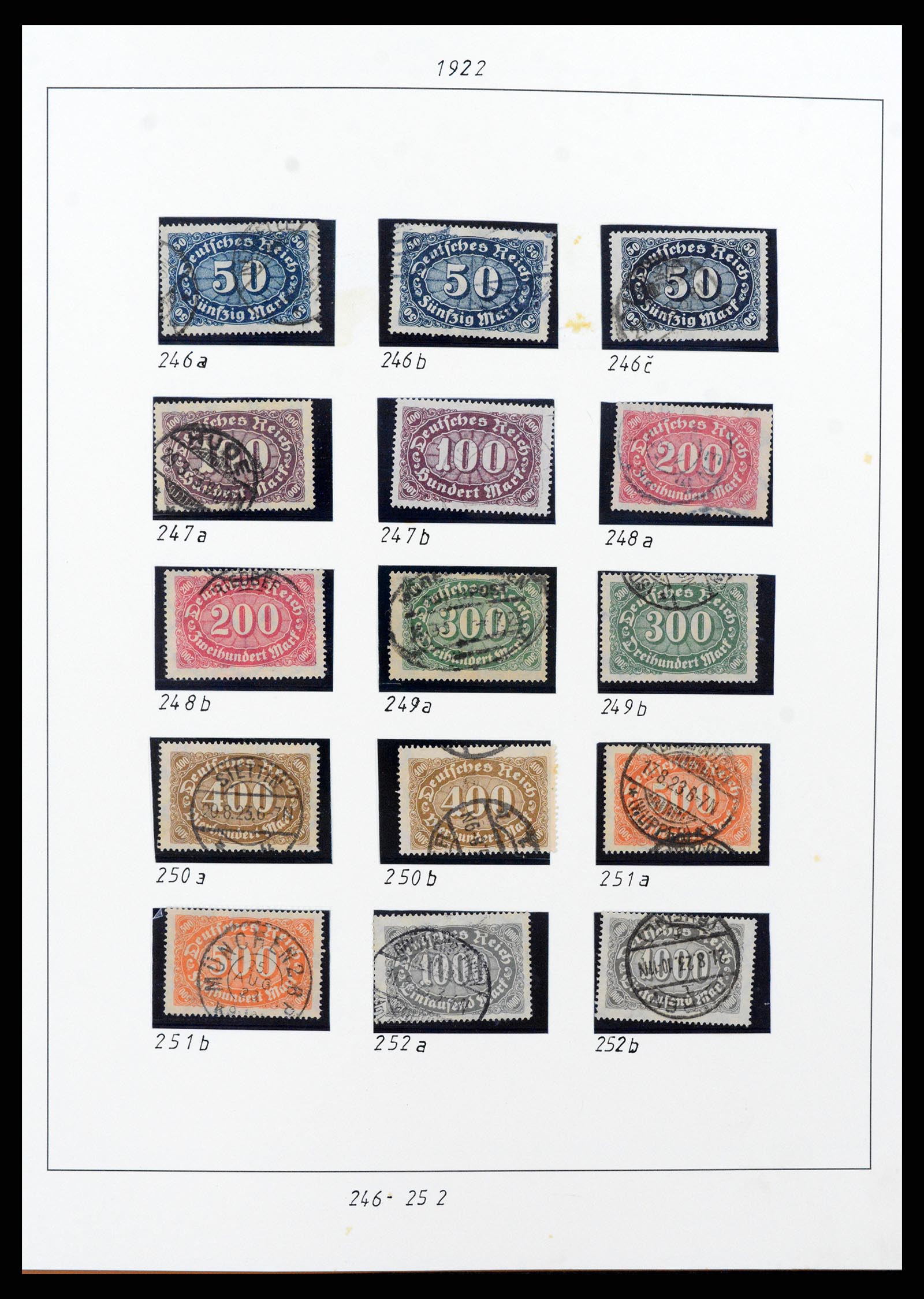 38130 0019 - Stamp collection 38130 German Reich 1872-1945.