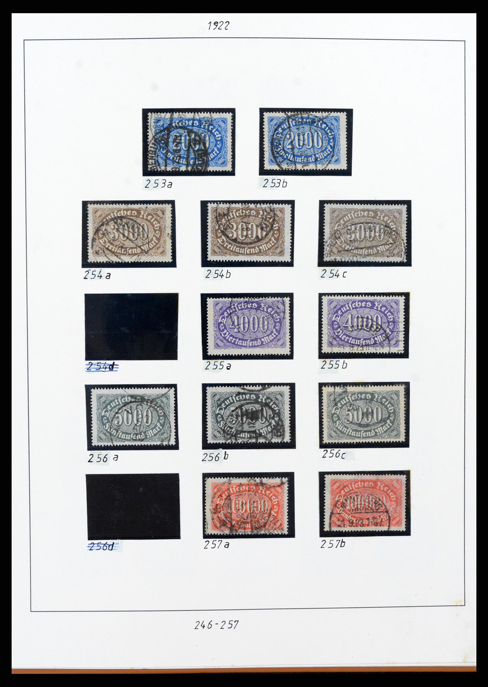 38130 0020 - Stamp collection 38130 German Reich 1872-1945.