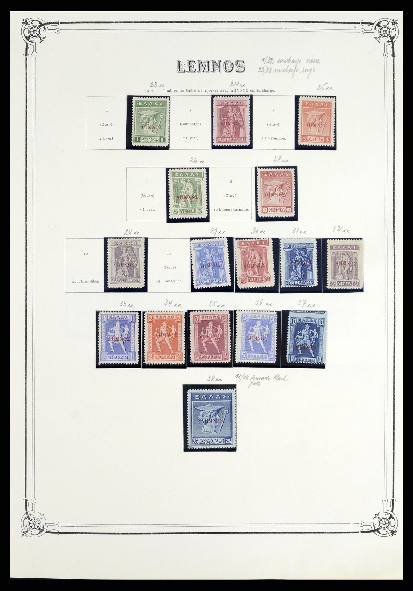 38131 0003 - Stamp collection 38131 European countries 1867-1943.