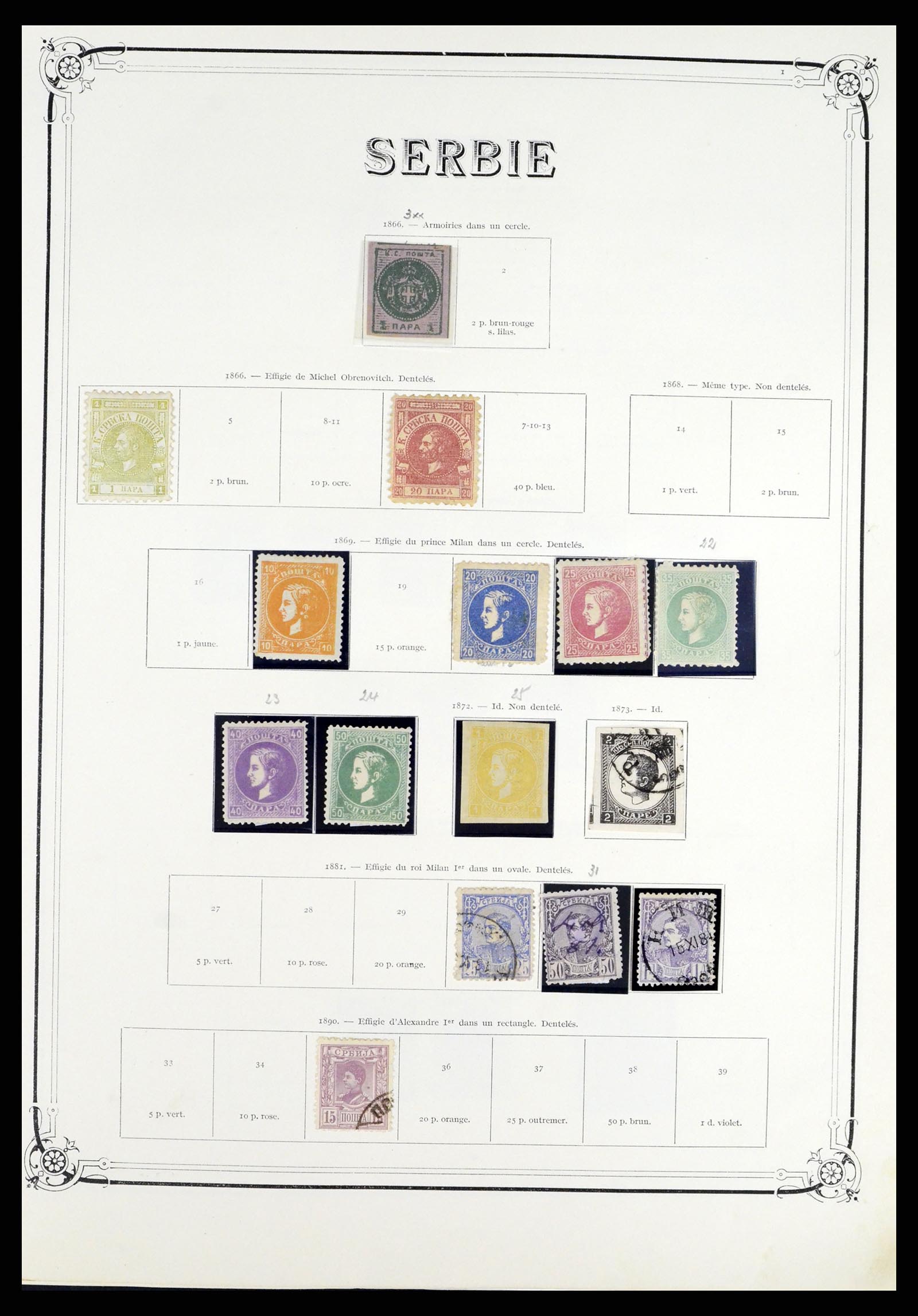 38131 0007 - Stamp collection 38131 European countries 1867-1943.