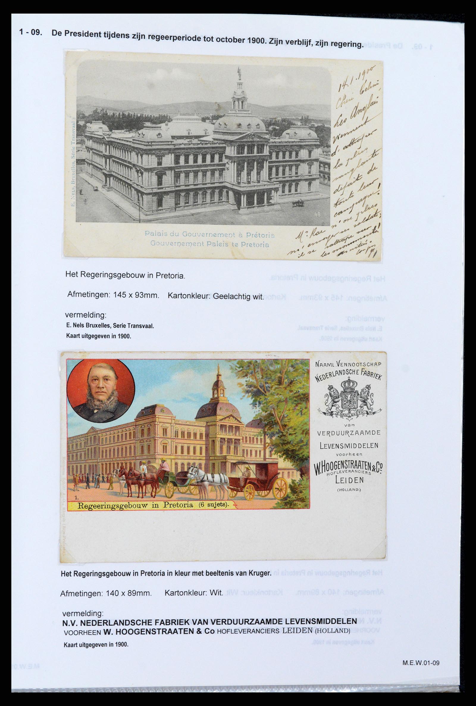 38135 0009 - Postzegelverzameling 38135 Zuid Afrika 1890-1900.