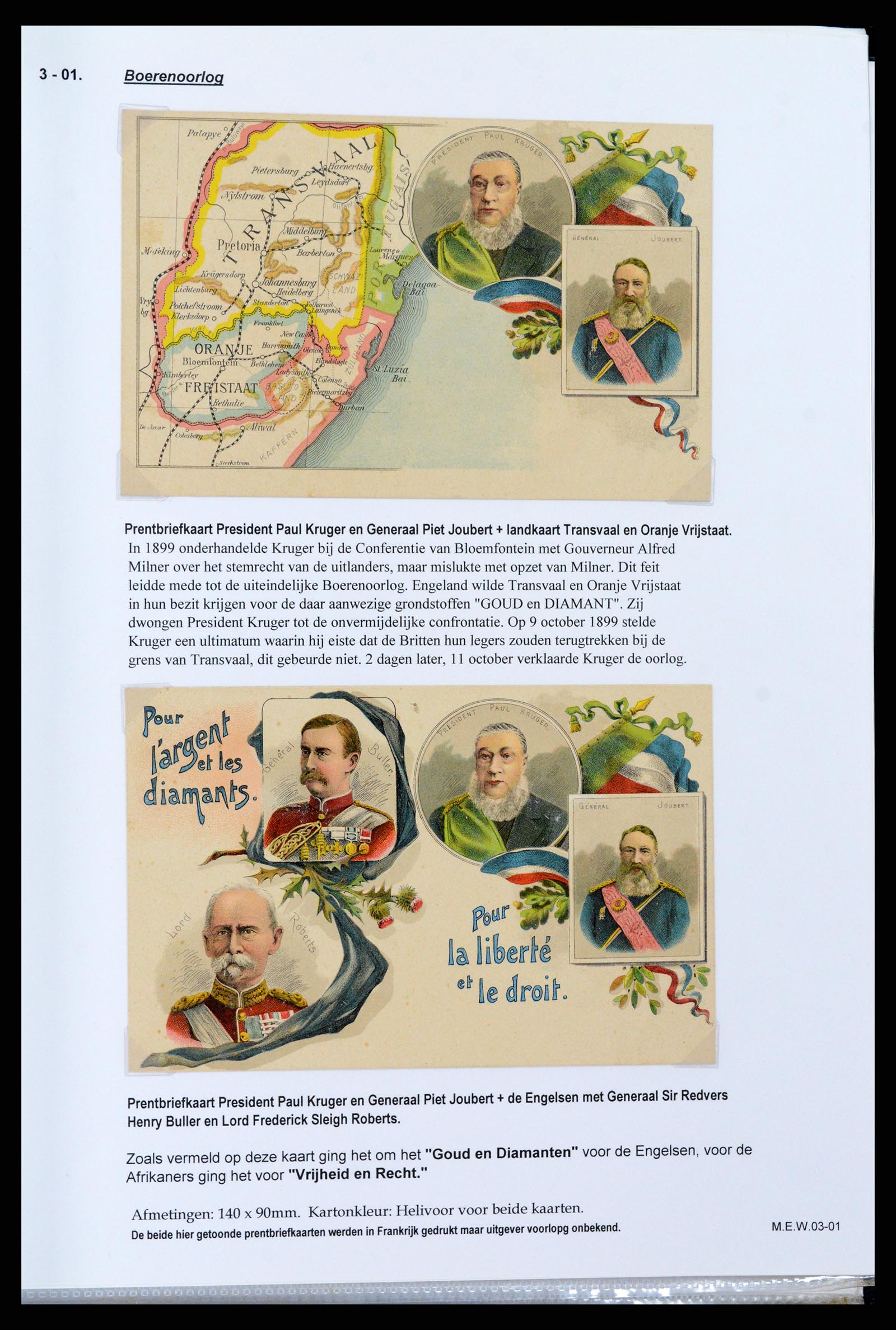 38135 0013 - Postzegelverzameling 38135 Zuid Afrika 1890-1900.