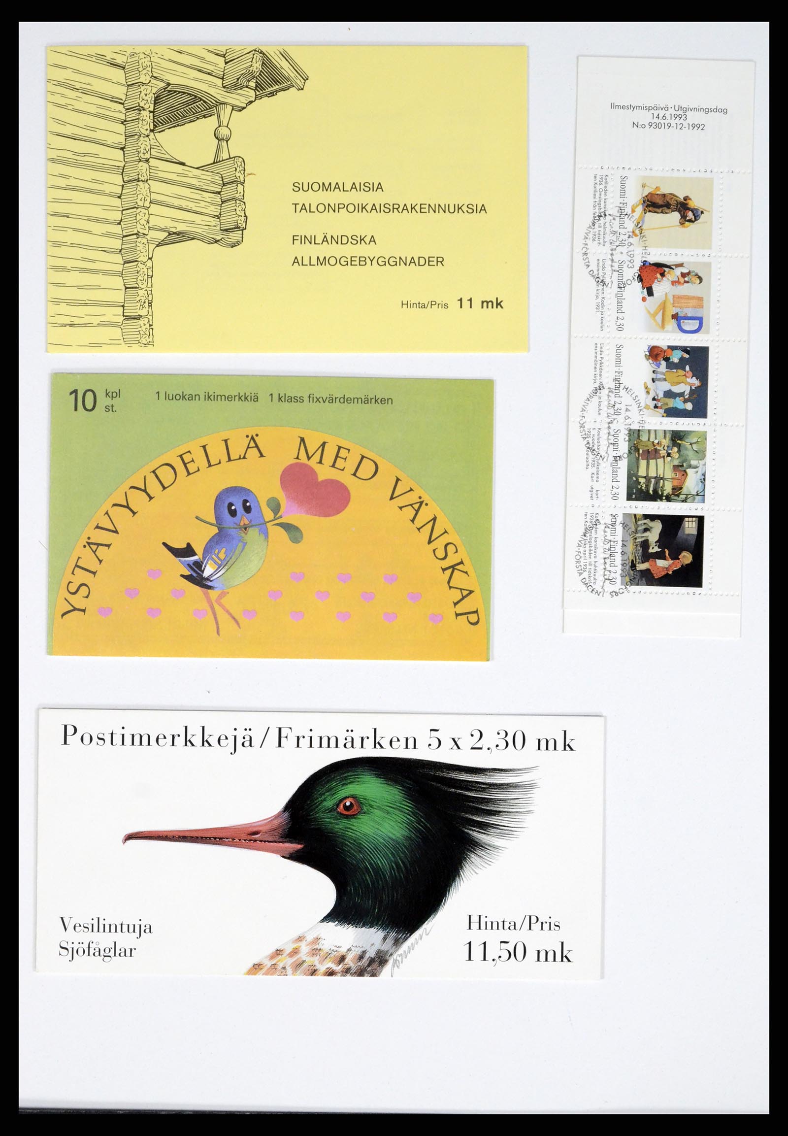 38136 0002 - Postzegelverzameling 38136 Finland 1875-1993.
