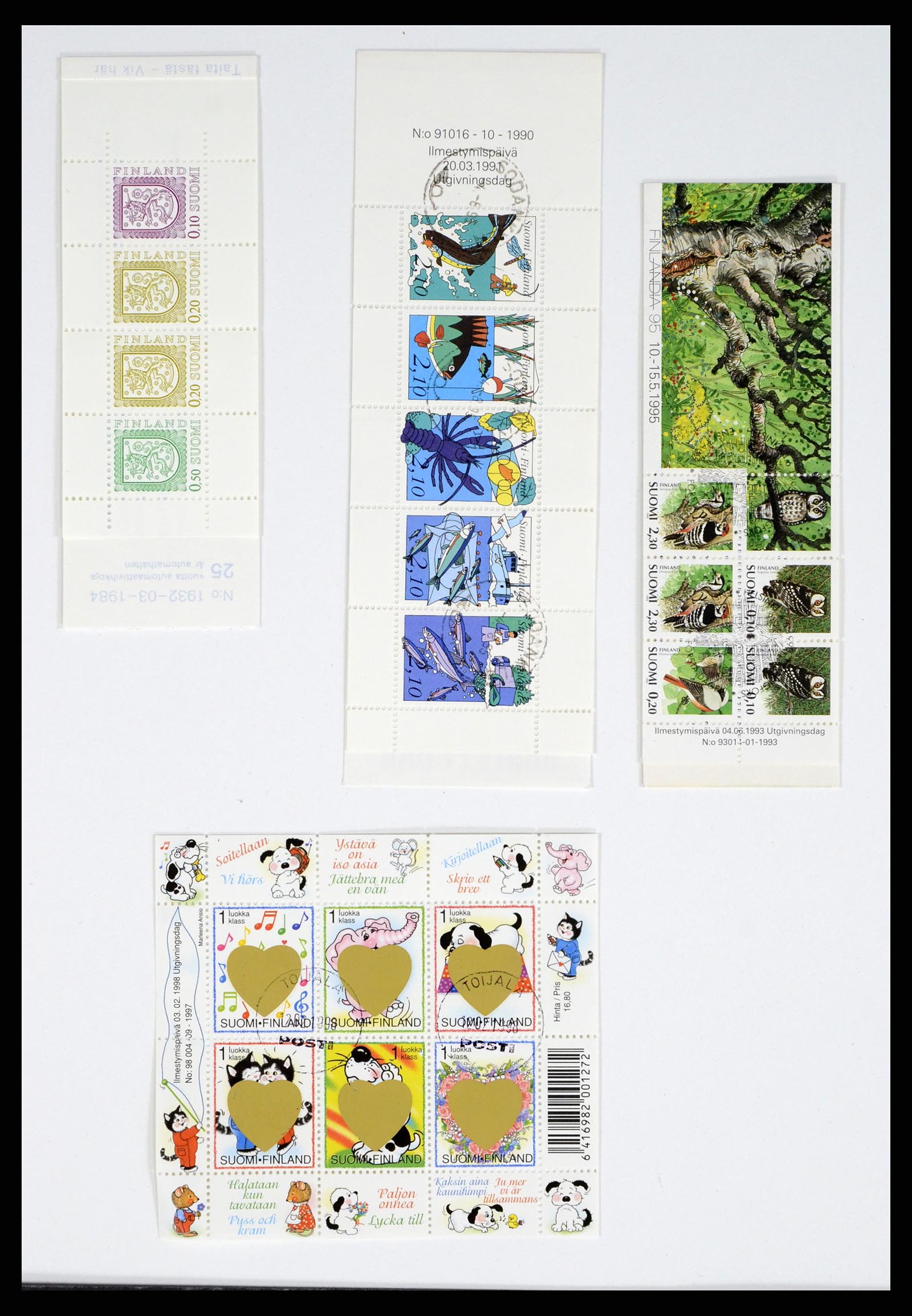 38136 0003 - Stamp collection 38136 Finland 1875-1993.