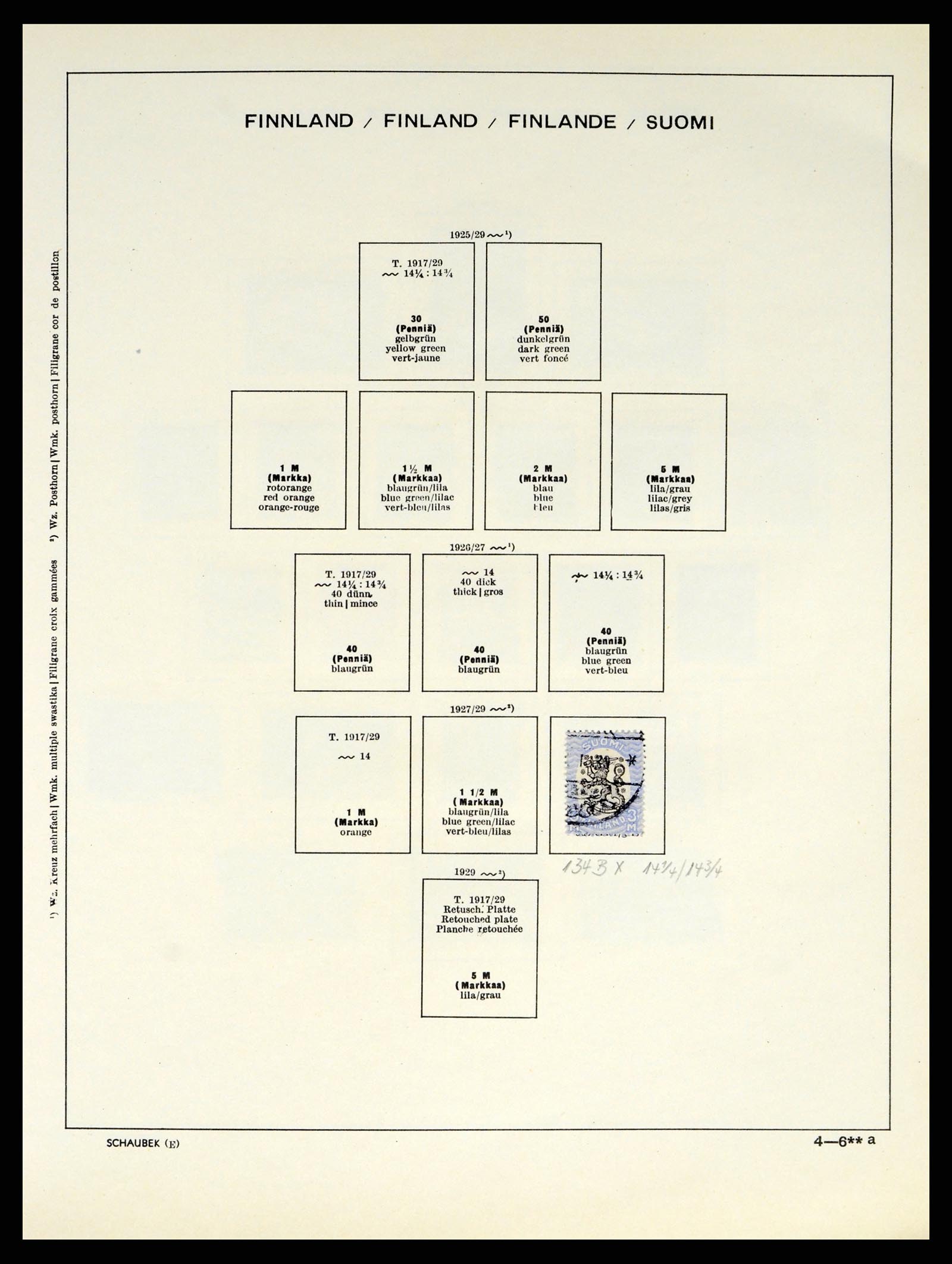 38136 0015 - Stamp collection 38136 Finland 1875-1993.