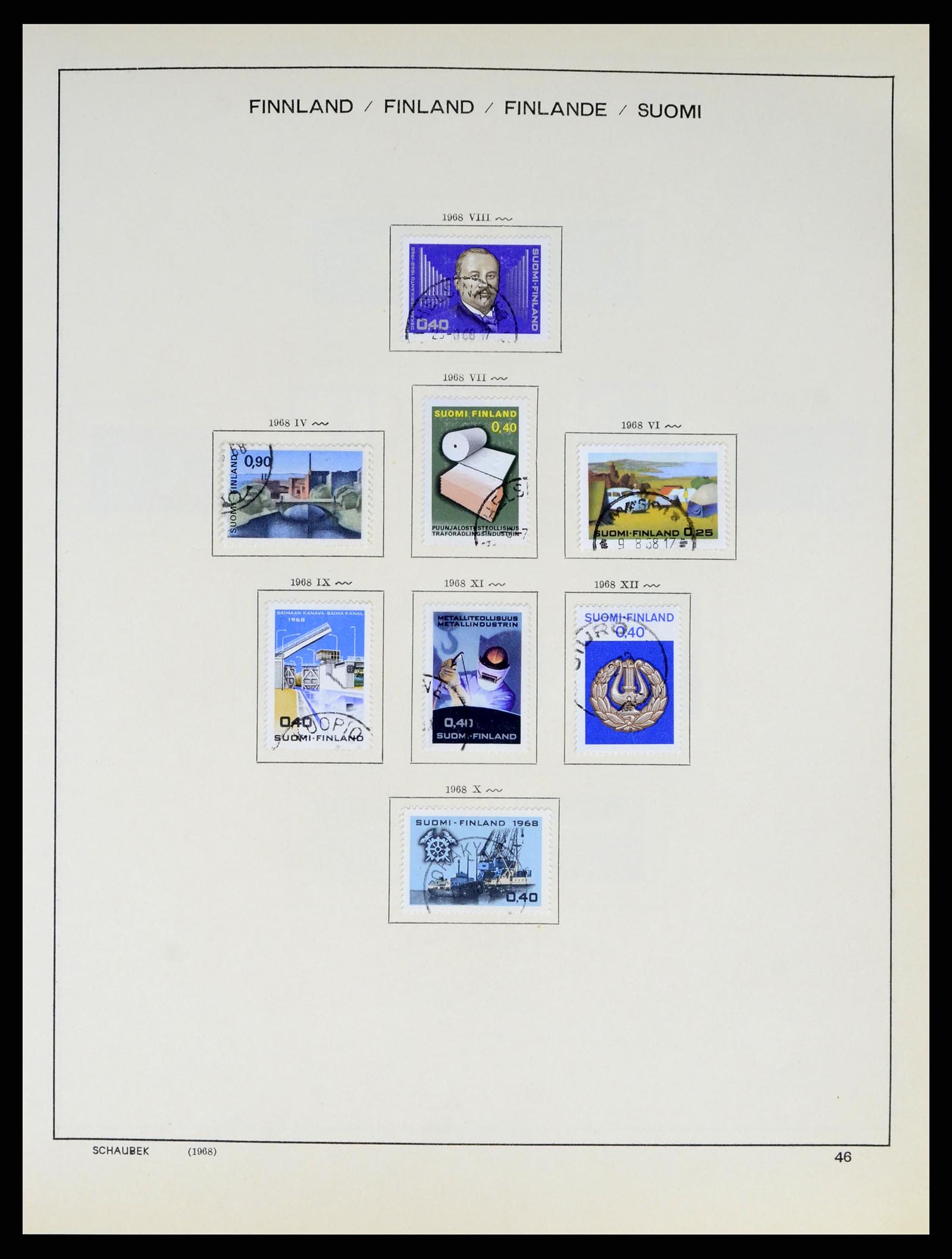 38136 0059 - Postzegelverzameling 38136 Finland 1875-1993.