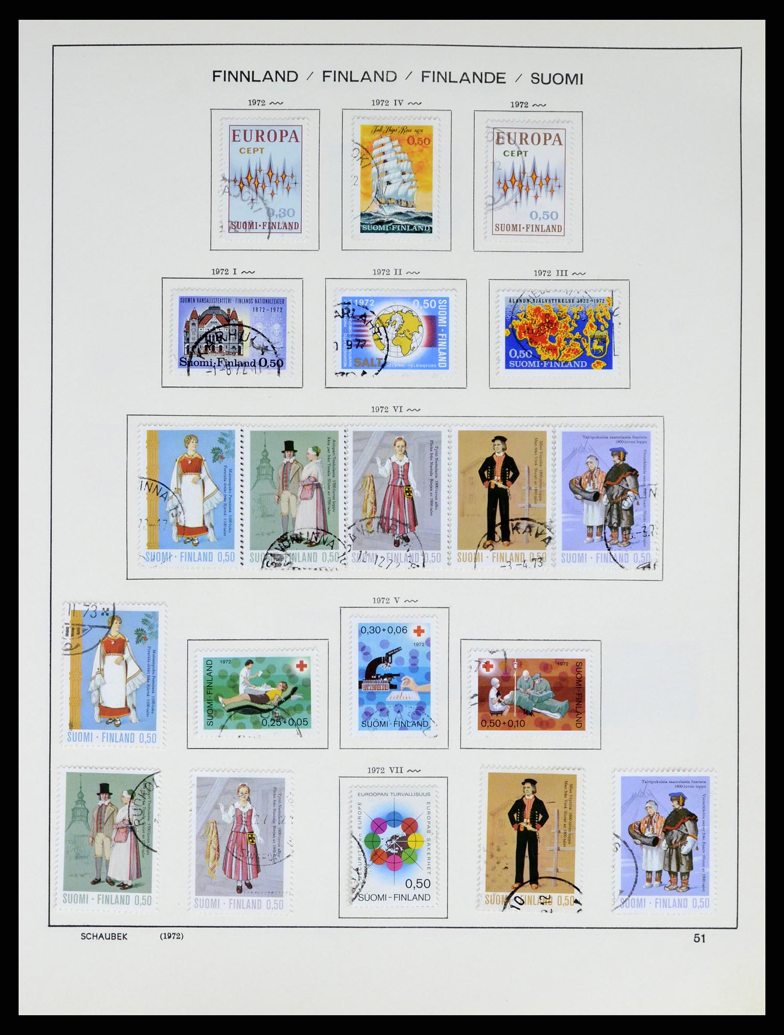 38136 0066 - Stamp collection 38136 Finland 1875-1993.