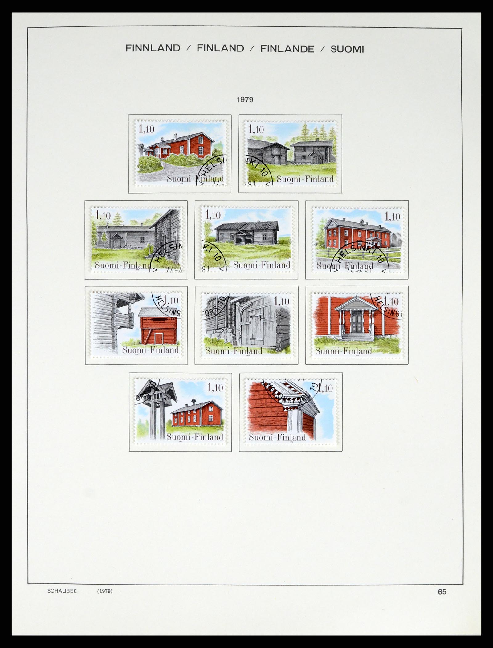 38136 0081 - Stamp collection 38136 Finland 1875-1993.