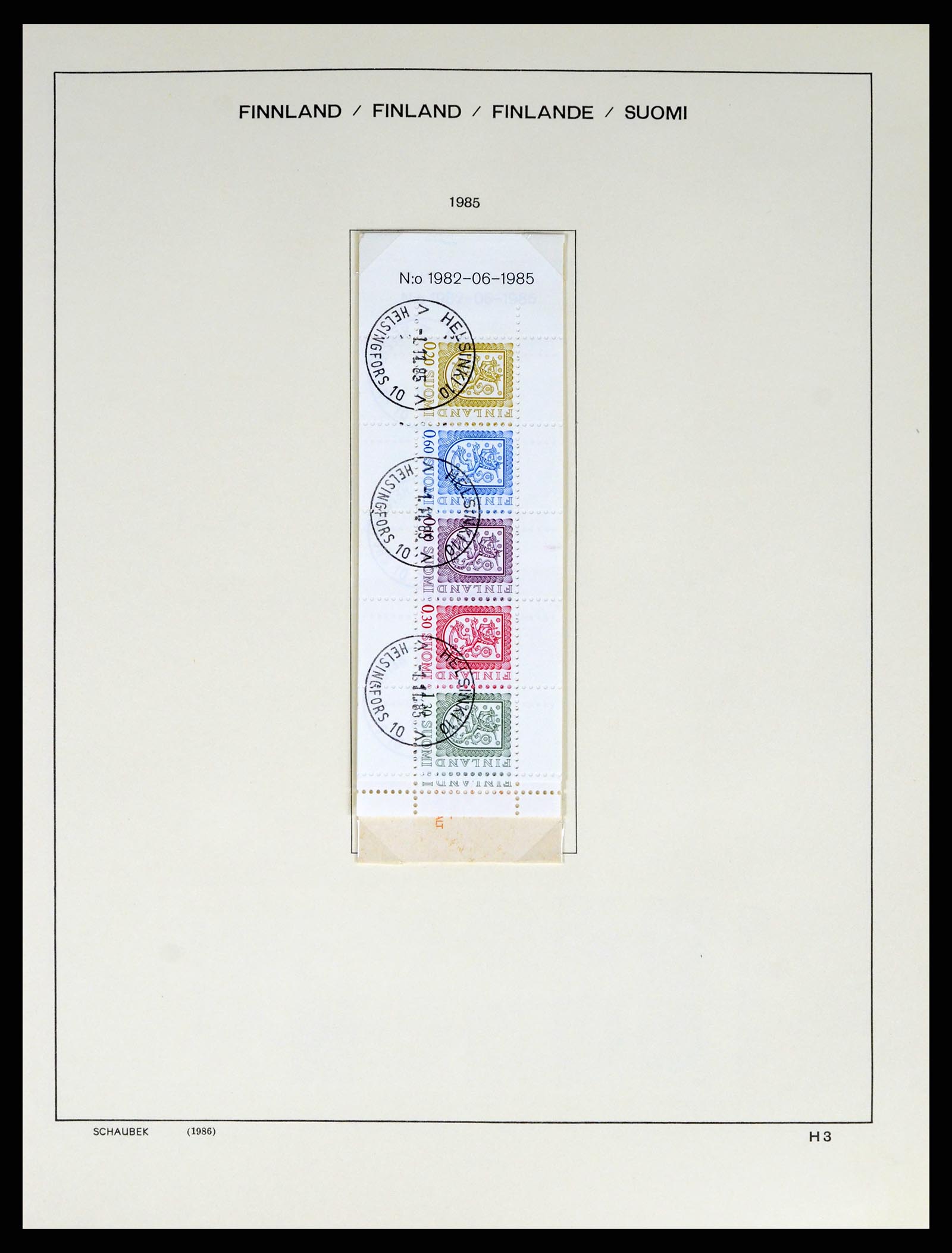 38136 0134 - Stamp collection 38136 Finland 1875-1993.
