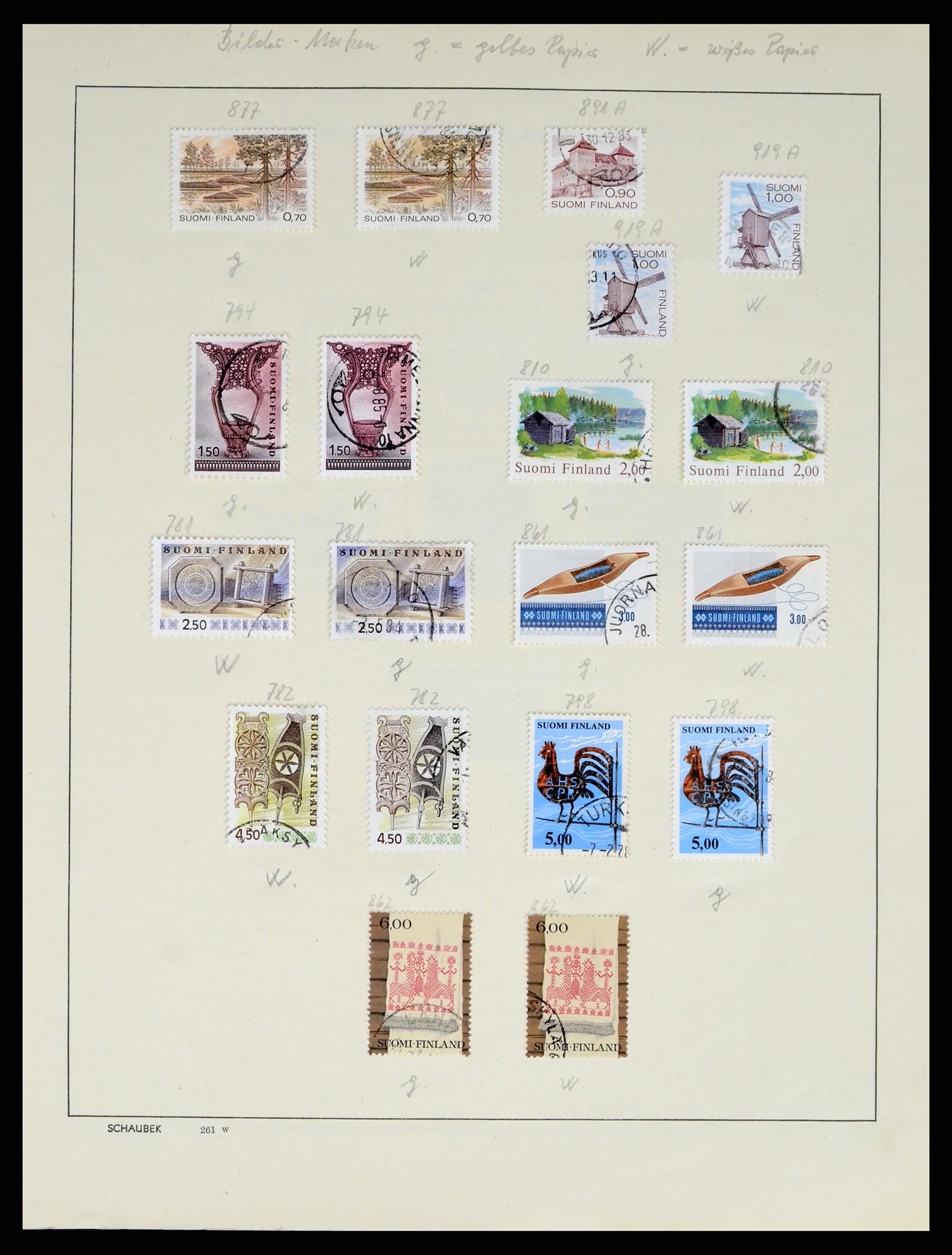 38136 0154 - Stamp collection 38136 Finland 1875-1993.