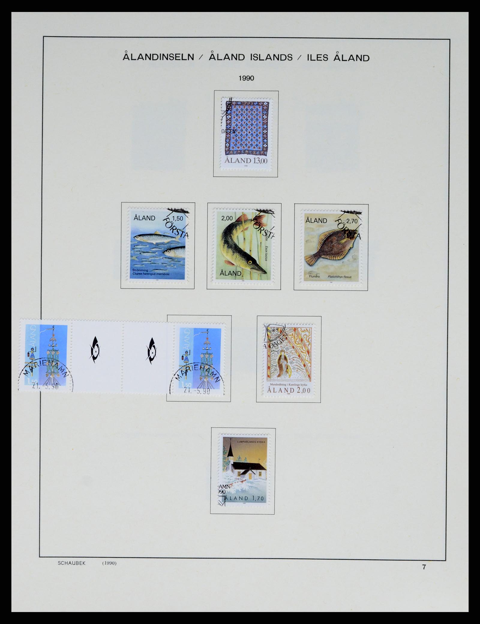 38136 0161 - Postzegelverzameling 38136 Finland 1875-1993.
