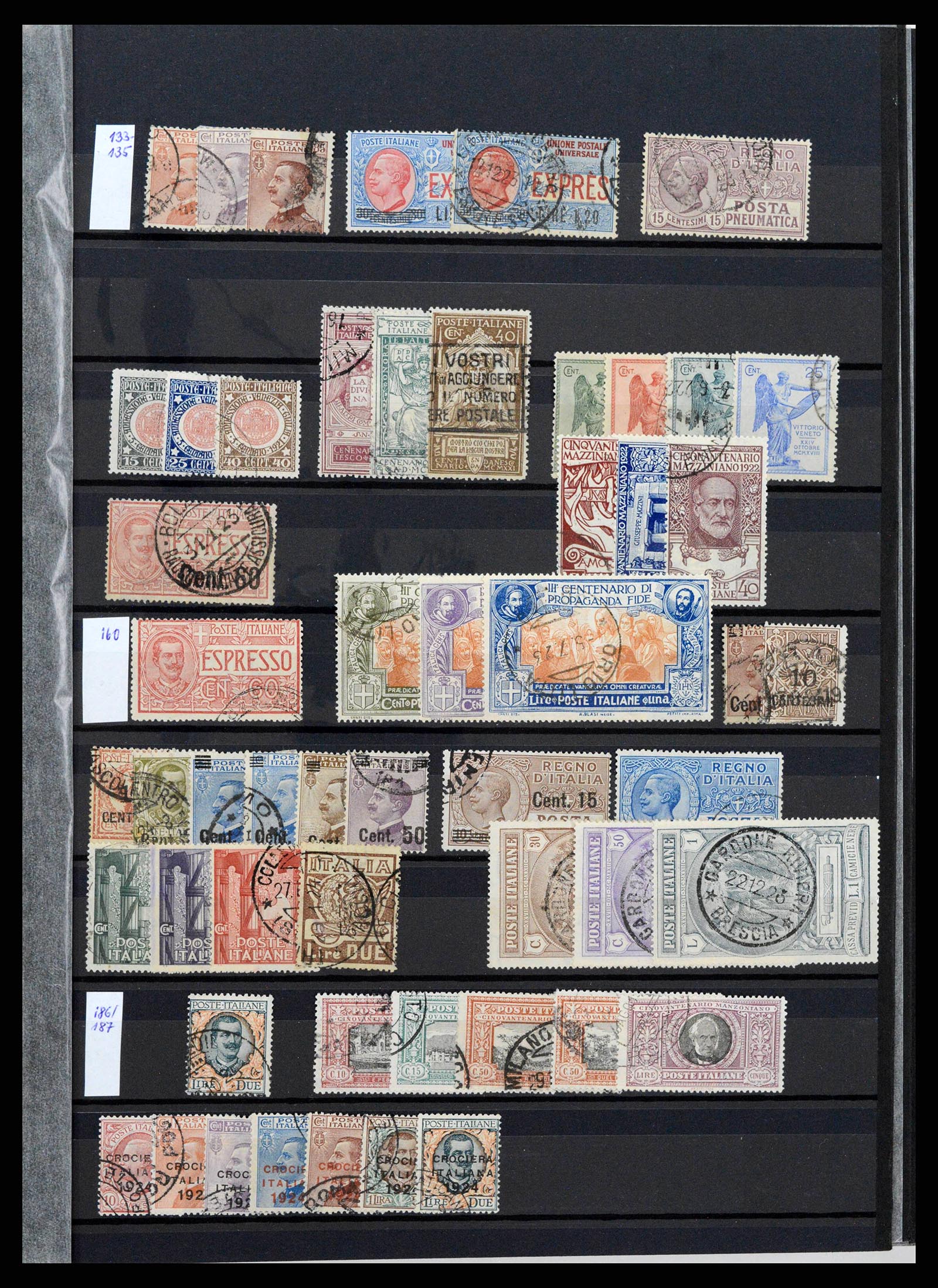 38137 0003 - Postzegelverzameling 38137 Italië 1861-2003.
