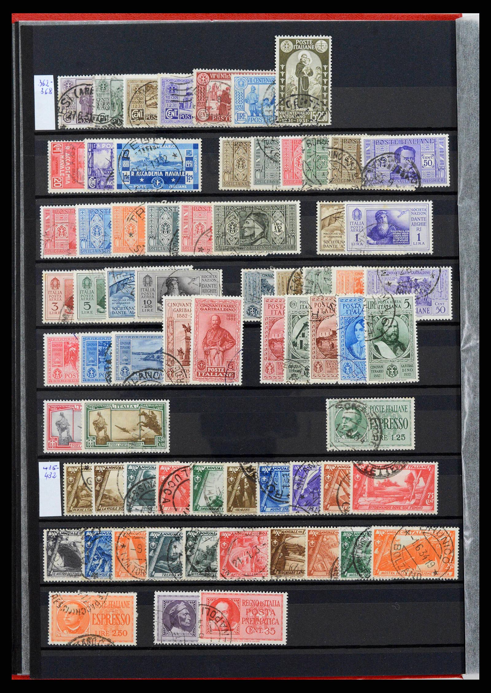 38137 0006 - Postzegelverzameling 38137 Italië 1861-2003.