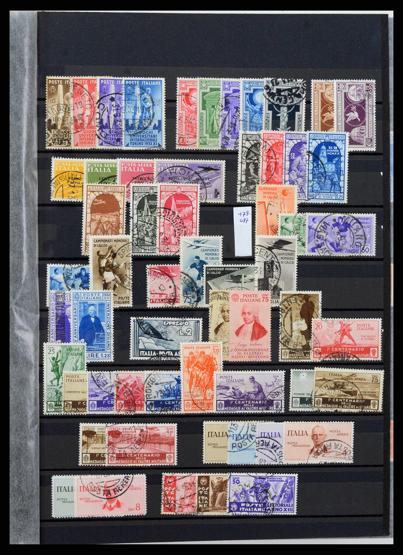 38137 0007 - Postzegelverzameling 38137 Italië 1861-2003.