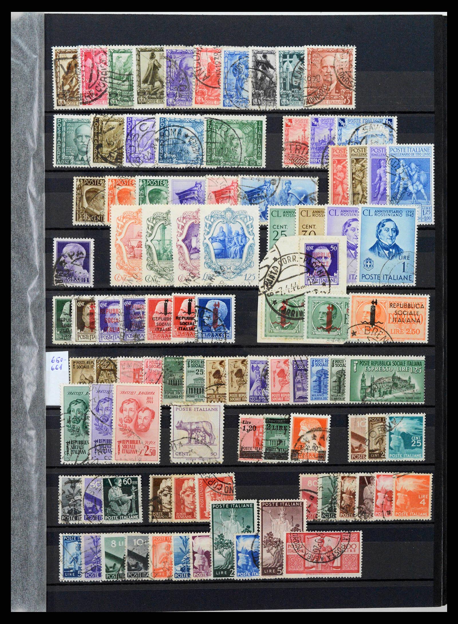 38137 0009 - Postzegelverzameling 38137 Italië 1861-2003.