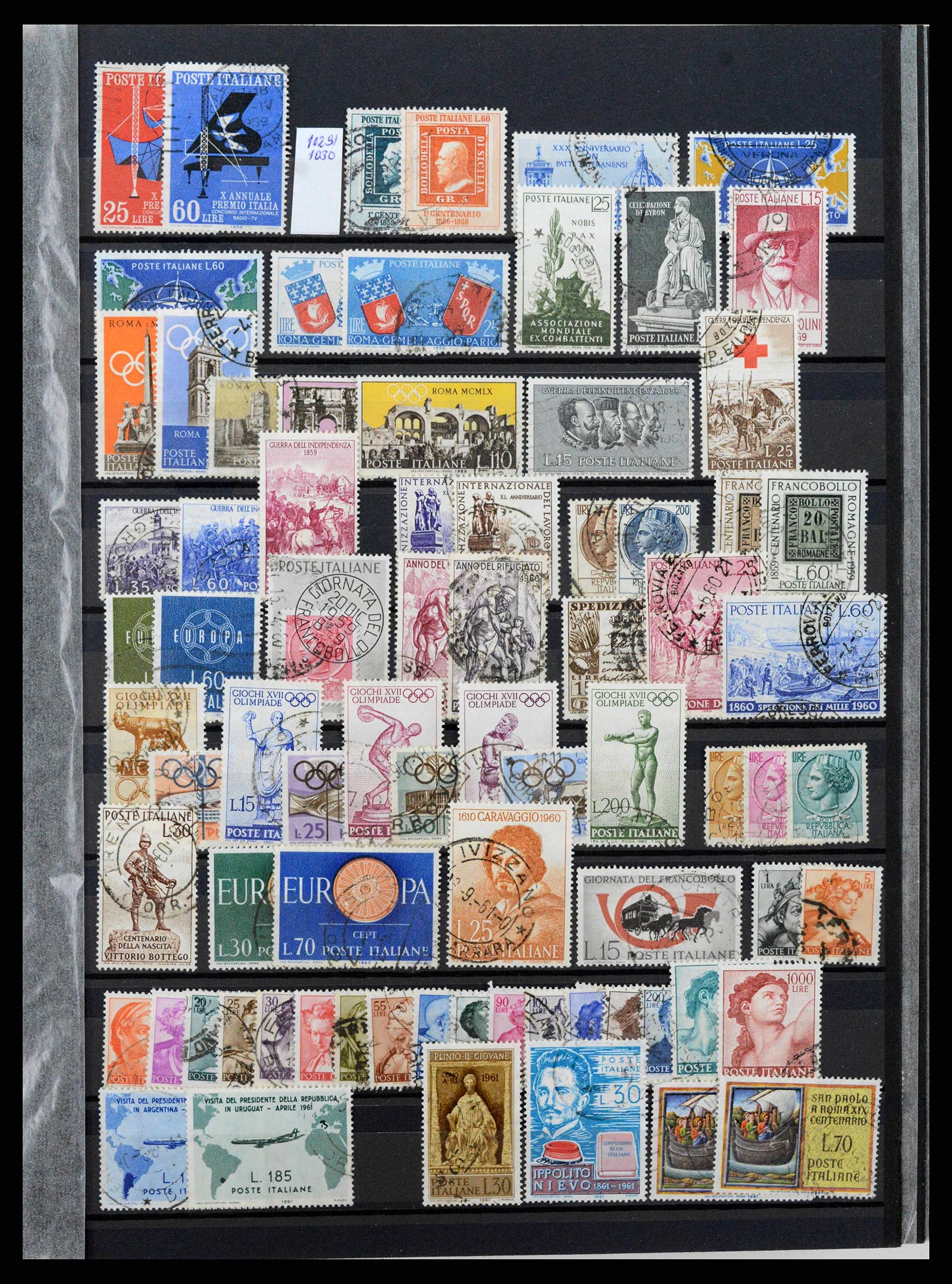 38137 0015 - Postzegelverzameling 38137 Italië 1861-2003.