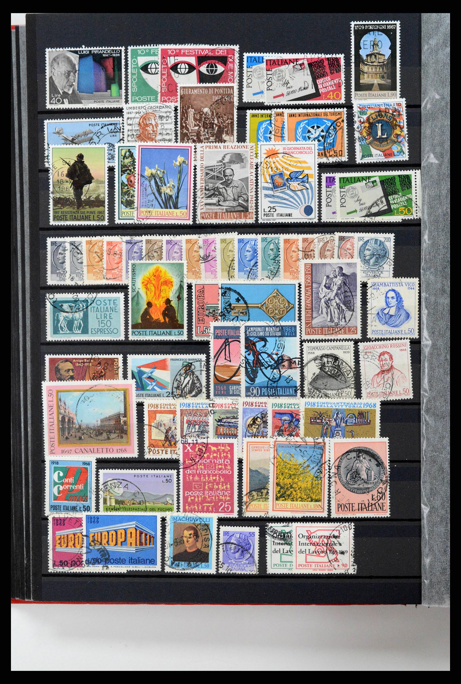 38137 0018 - Postzegelverzameling 38137 Italië 1861-2003.