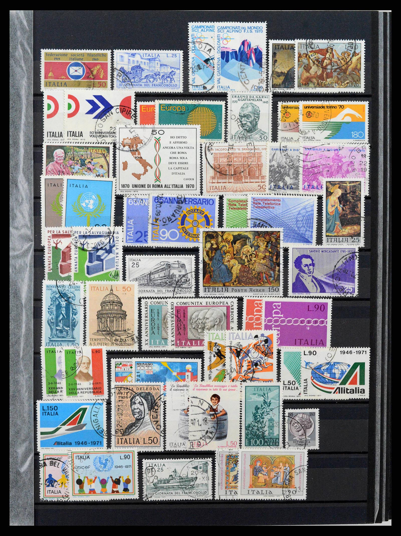 38137 0019 - Postzegelverzameling 38137 Italië 1861-2003.