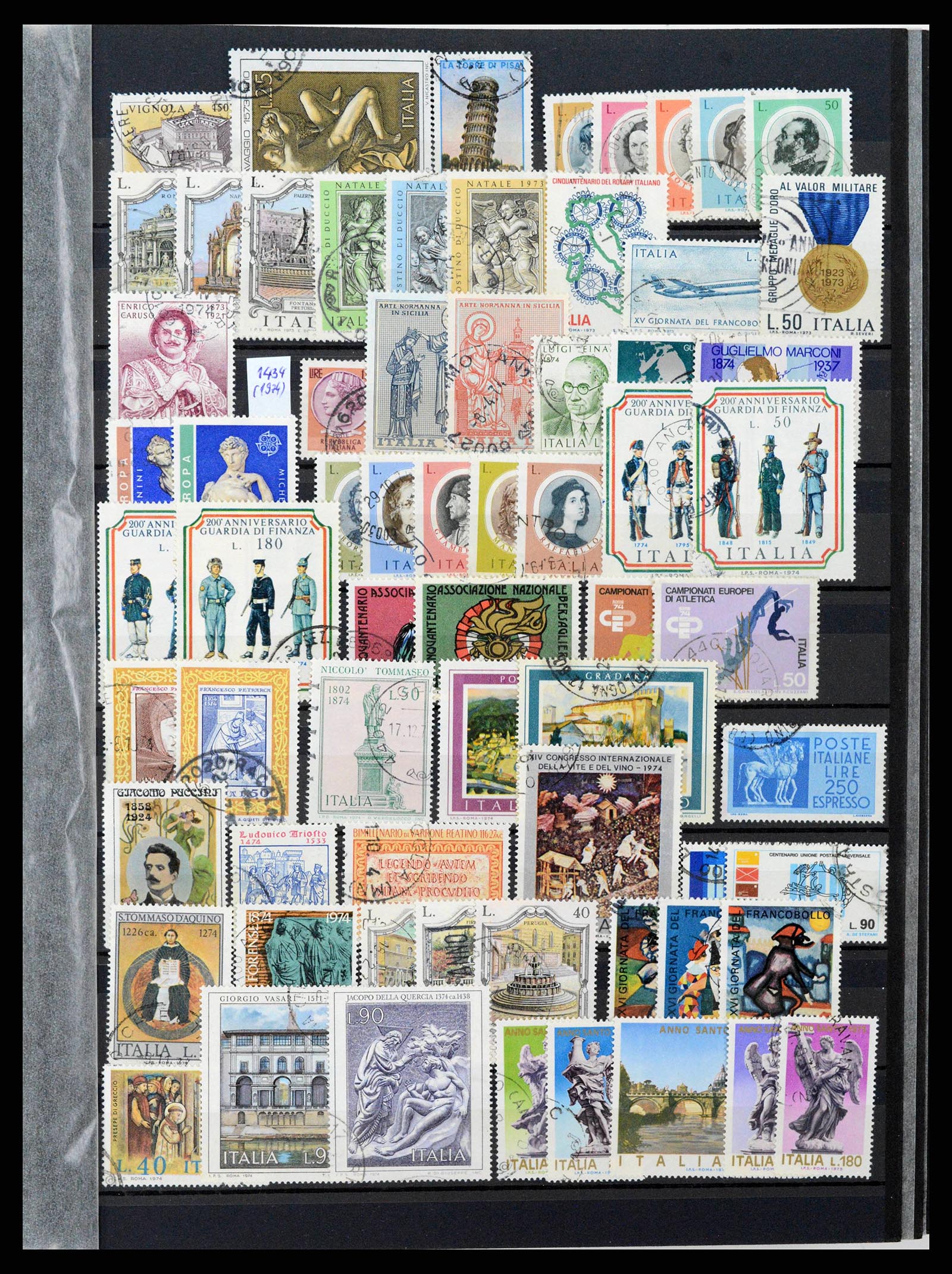 38137 0021 - Postzegelverzameling 38137 Italië 1861-2003.