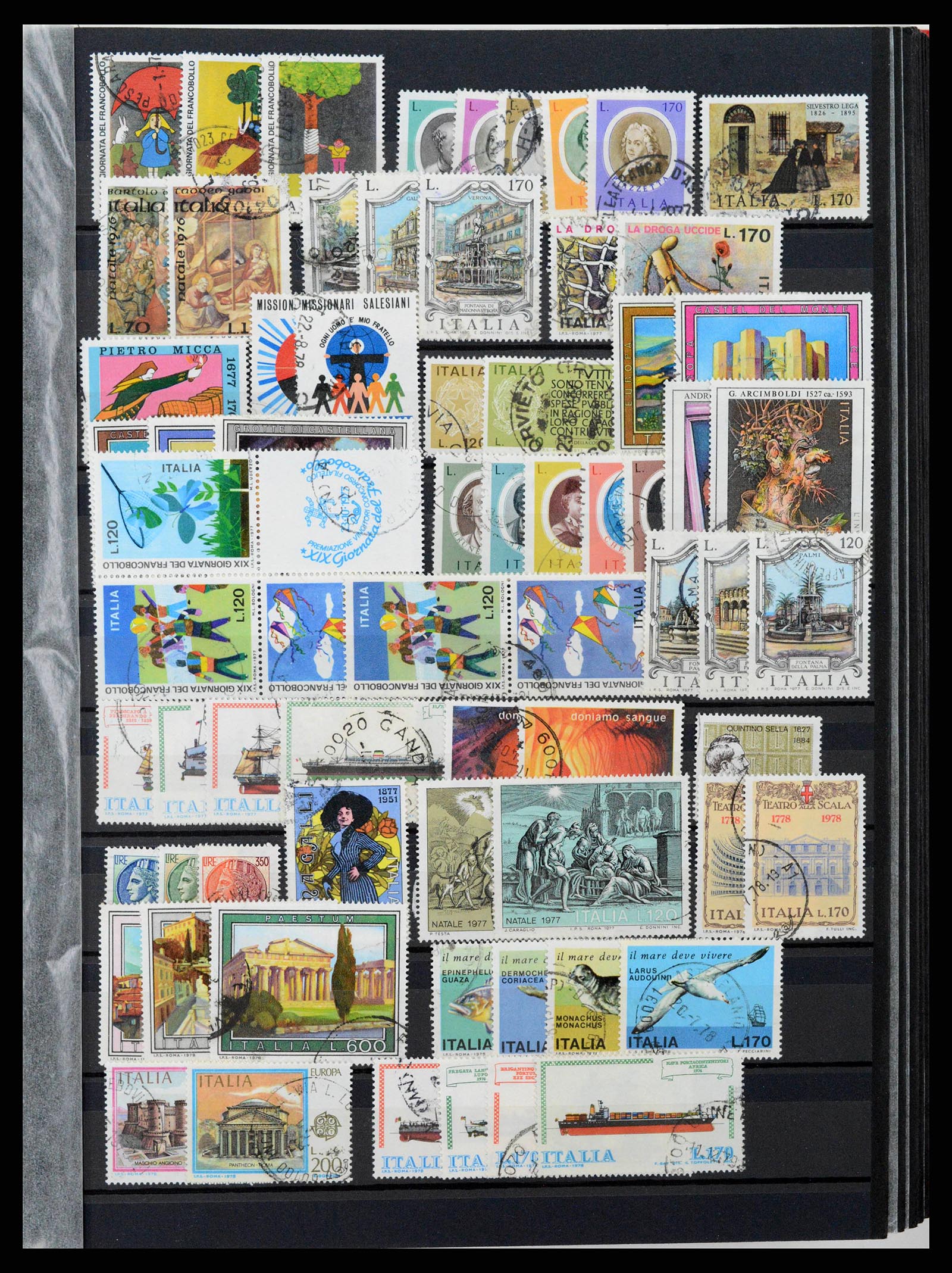 38137 0023 - Postzegelverzameling 38137 Italië 1861-2003.