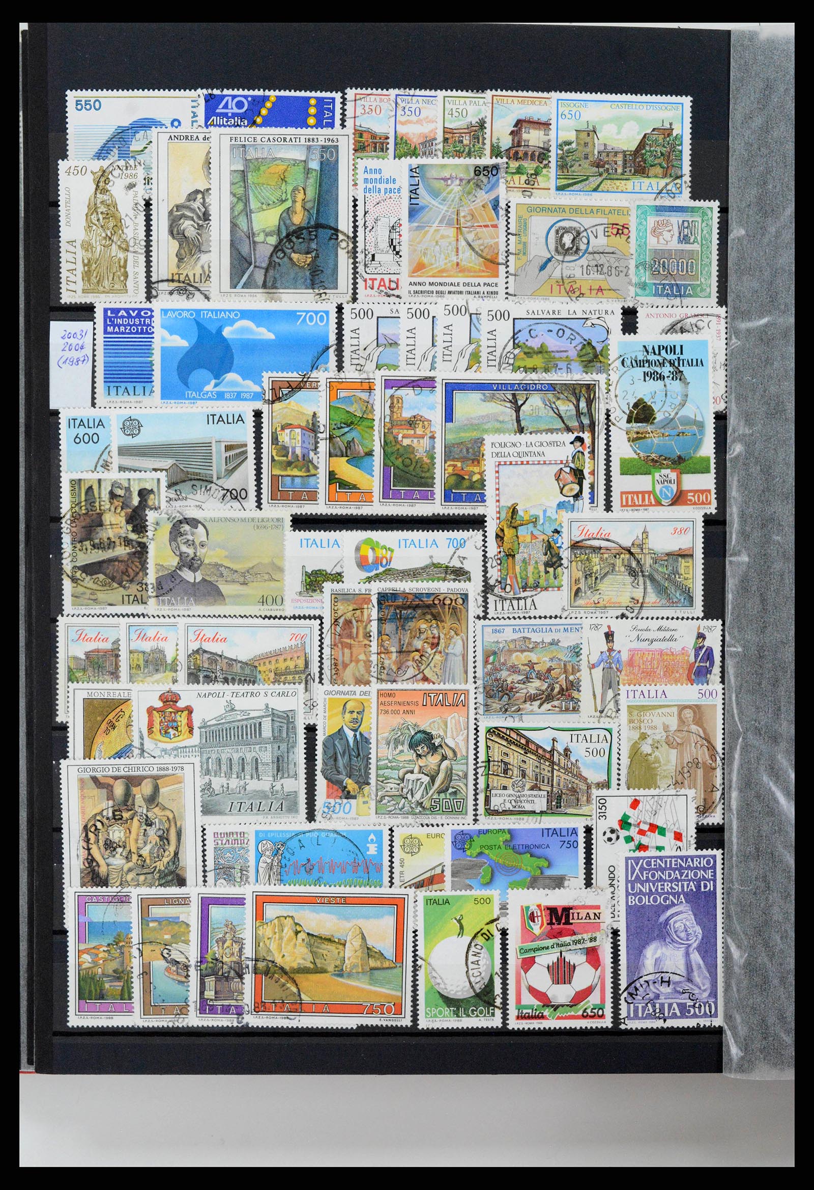 38137 0030 - Postzegelverzameling 38137 Italië 1861-2003.