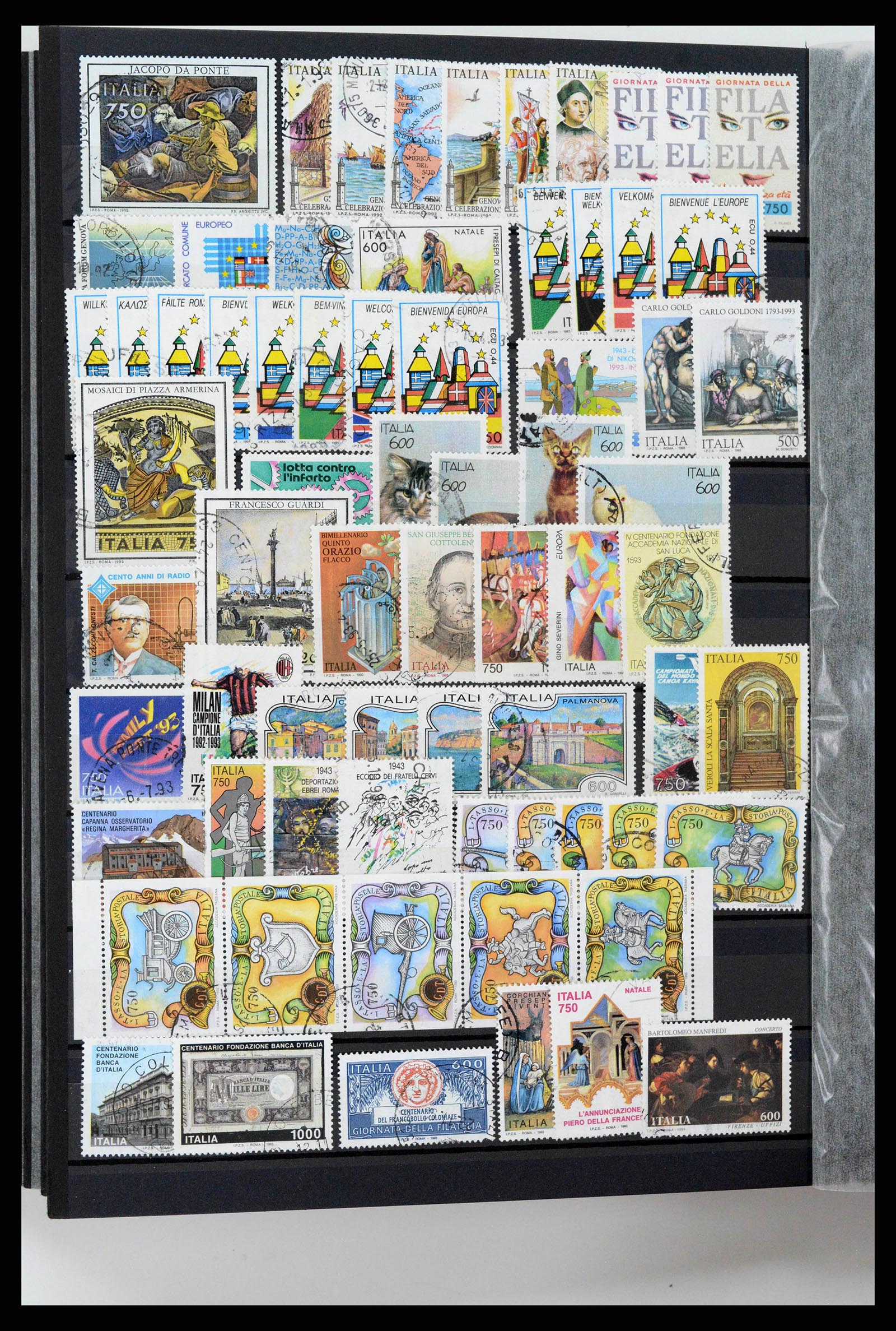 38137 0034 - Postzegelverzameling 38137 Italië 1861-2003.