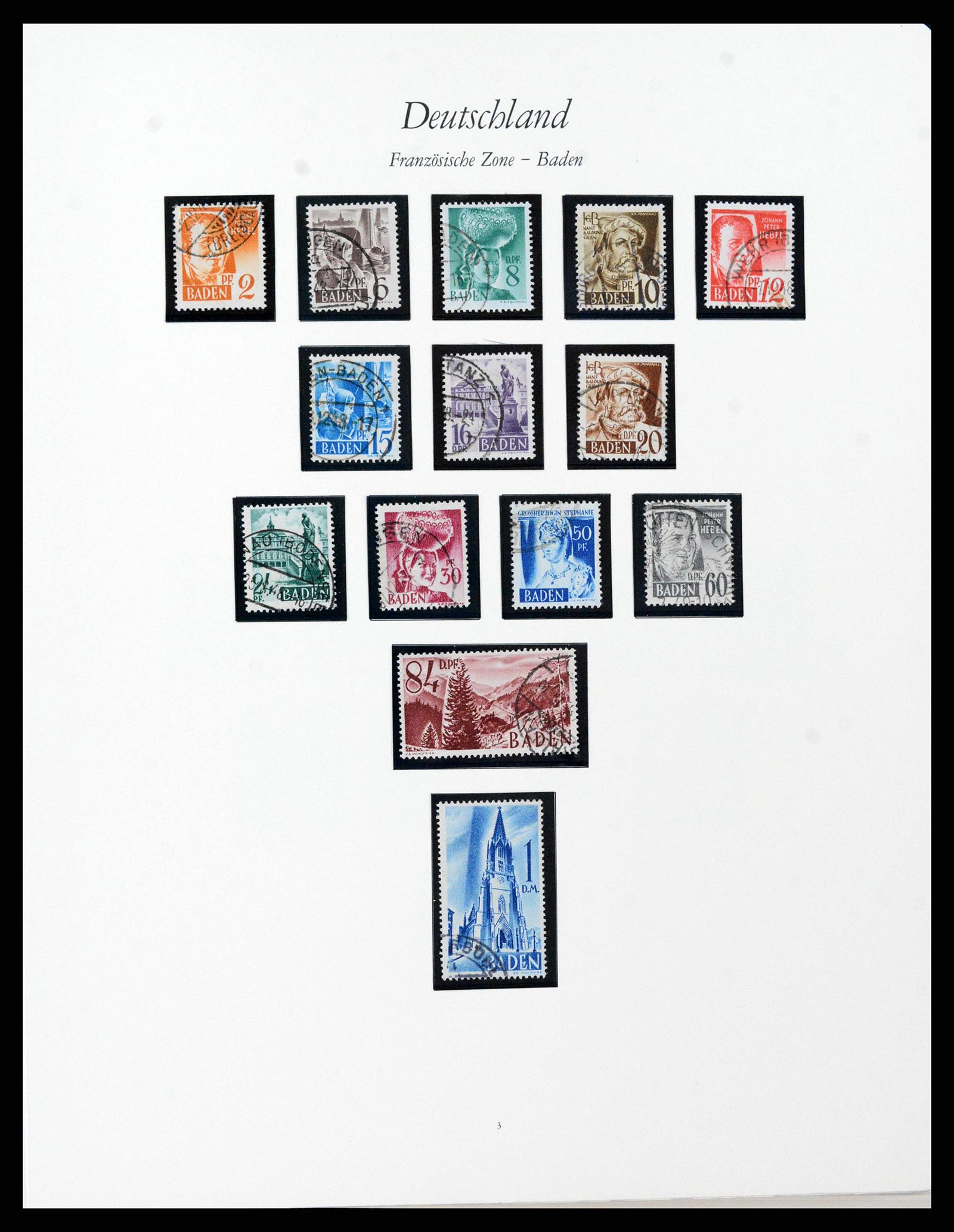 38138 0016 - Stamp collection 38138 German Zones 1945-1949.