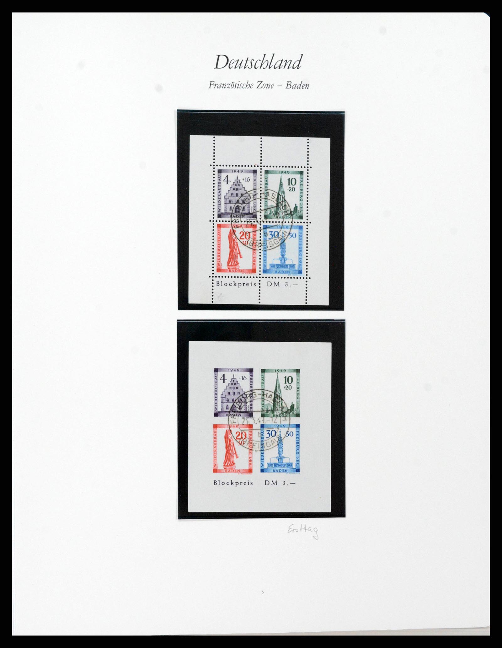 38138 0018 - Stamp collection 38138 German Zones 1945-1949.
