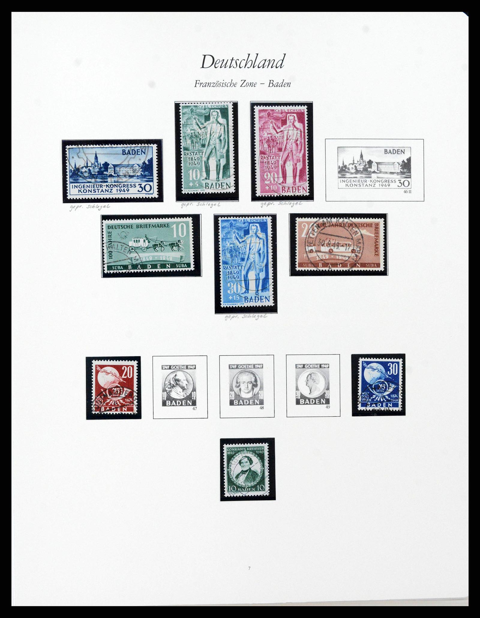 38138 0019 - Stamp collection 38138 German Zones 1945-1949.